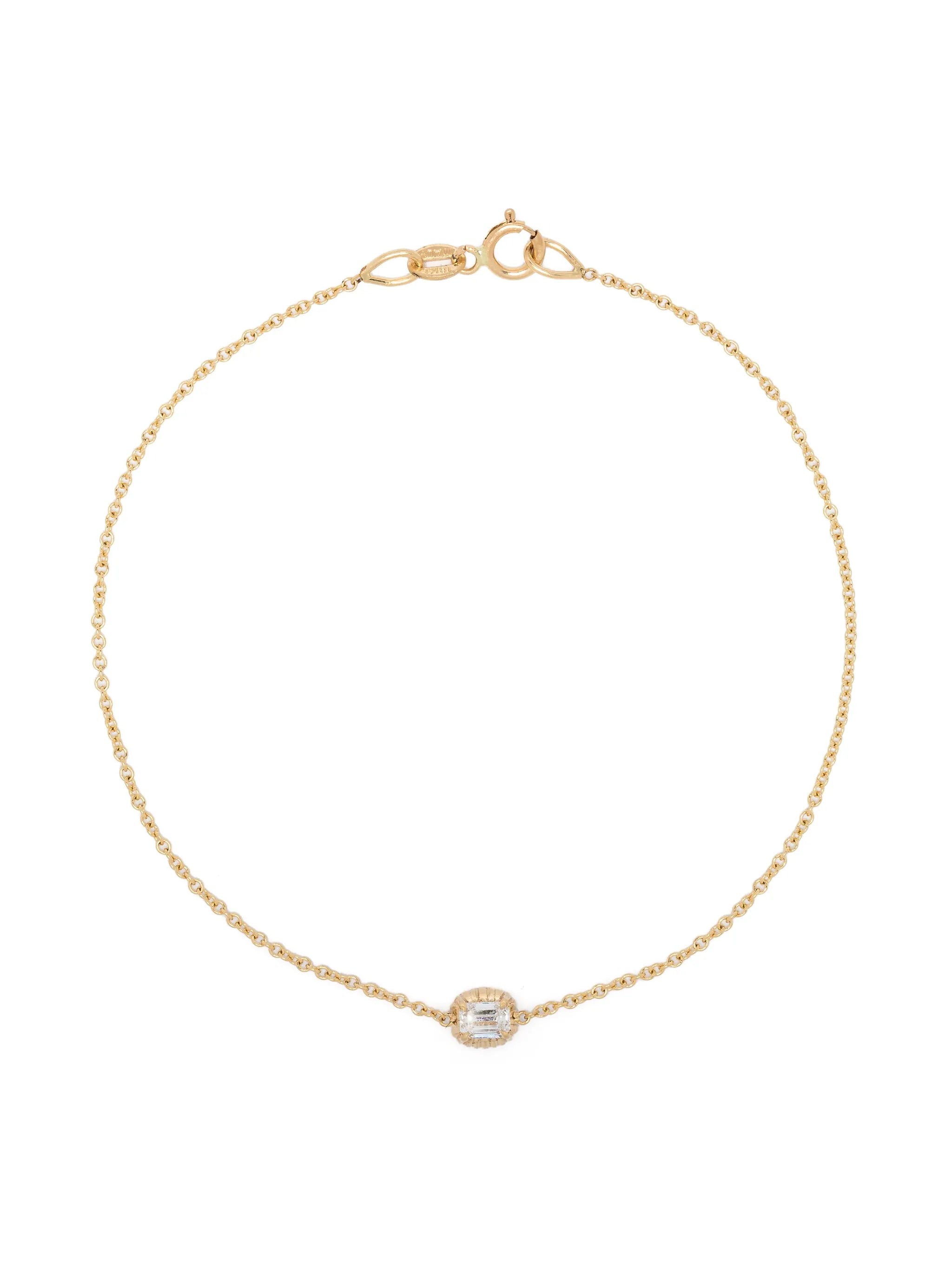 18kt yellow gold diamond bracelet