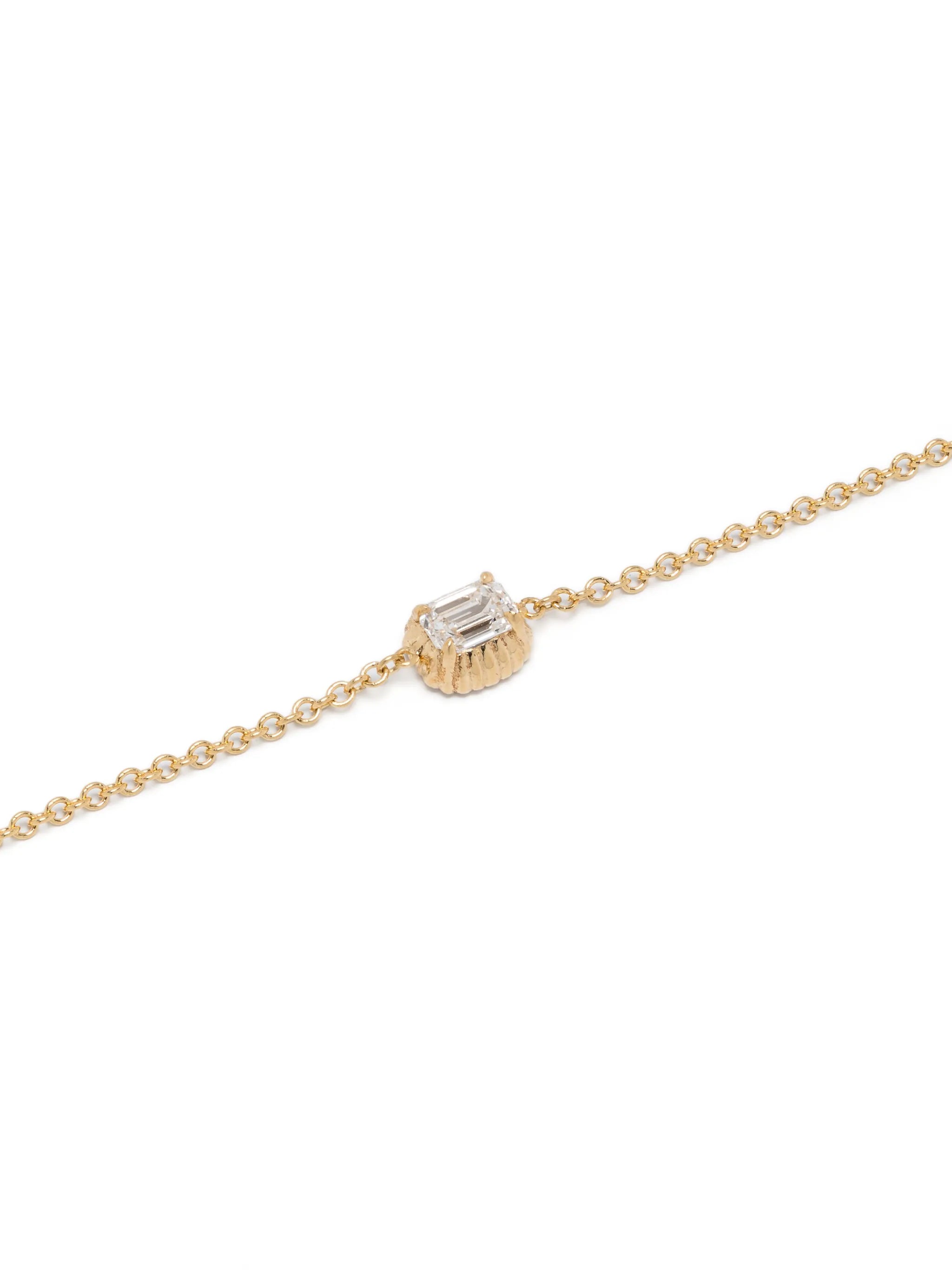 18kt yellow gold diamond bracelet