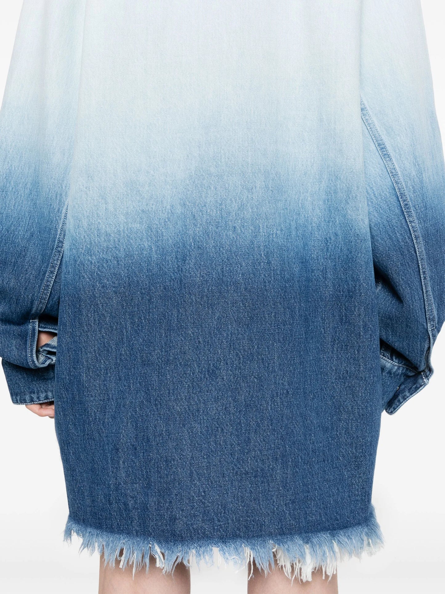 ombré-effect denim jacket