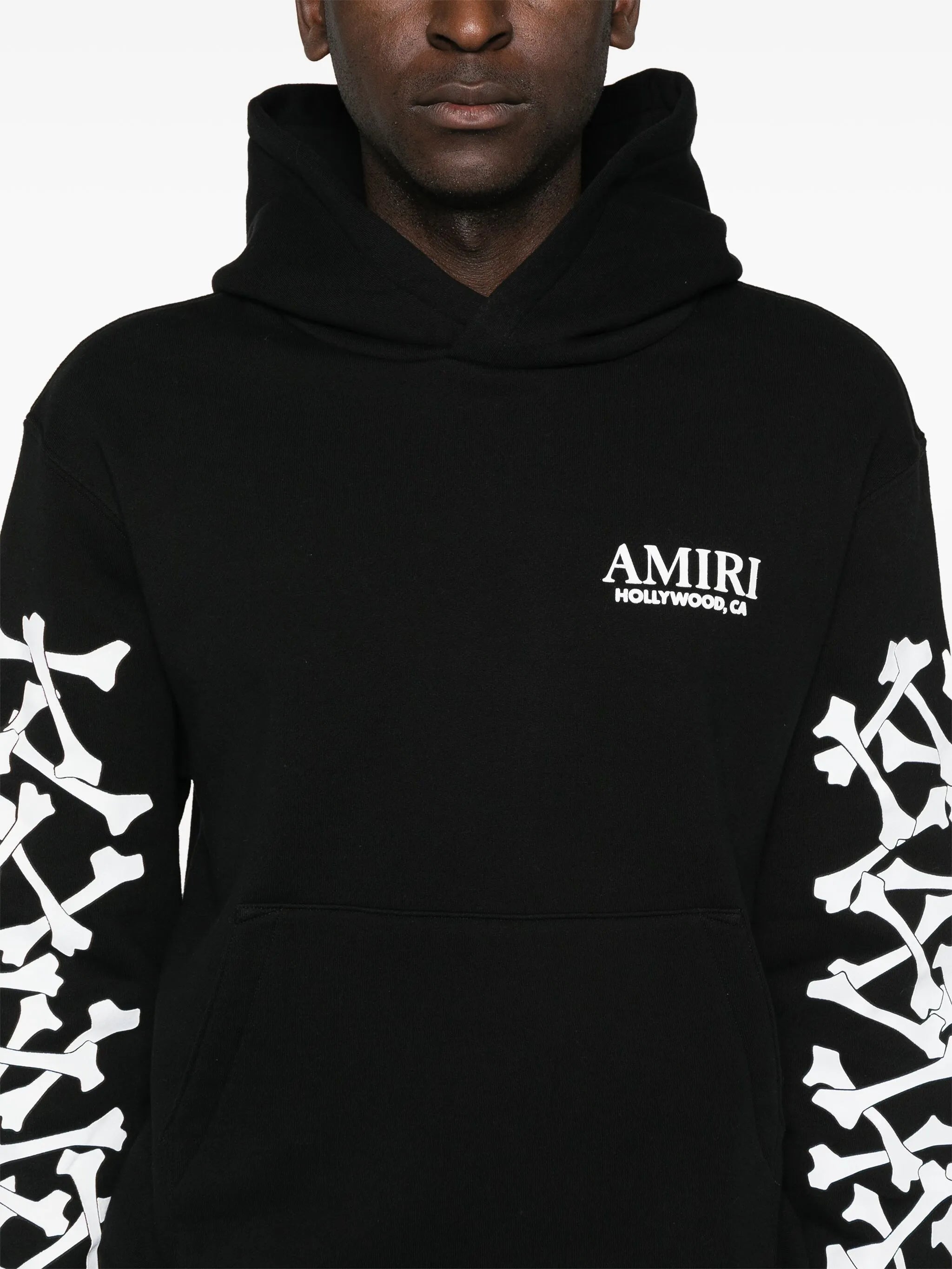 Bones Stacked lyocell hoodie