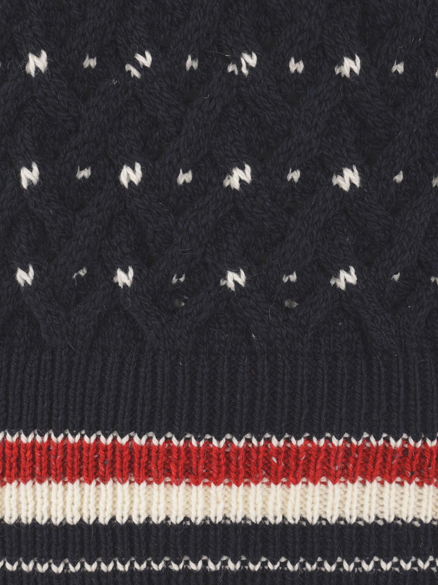 Donegal cable-knit jumper