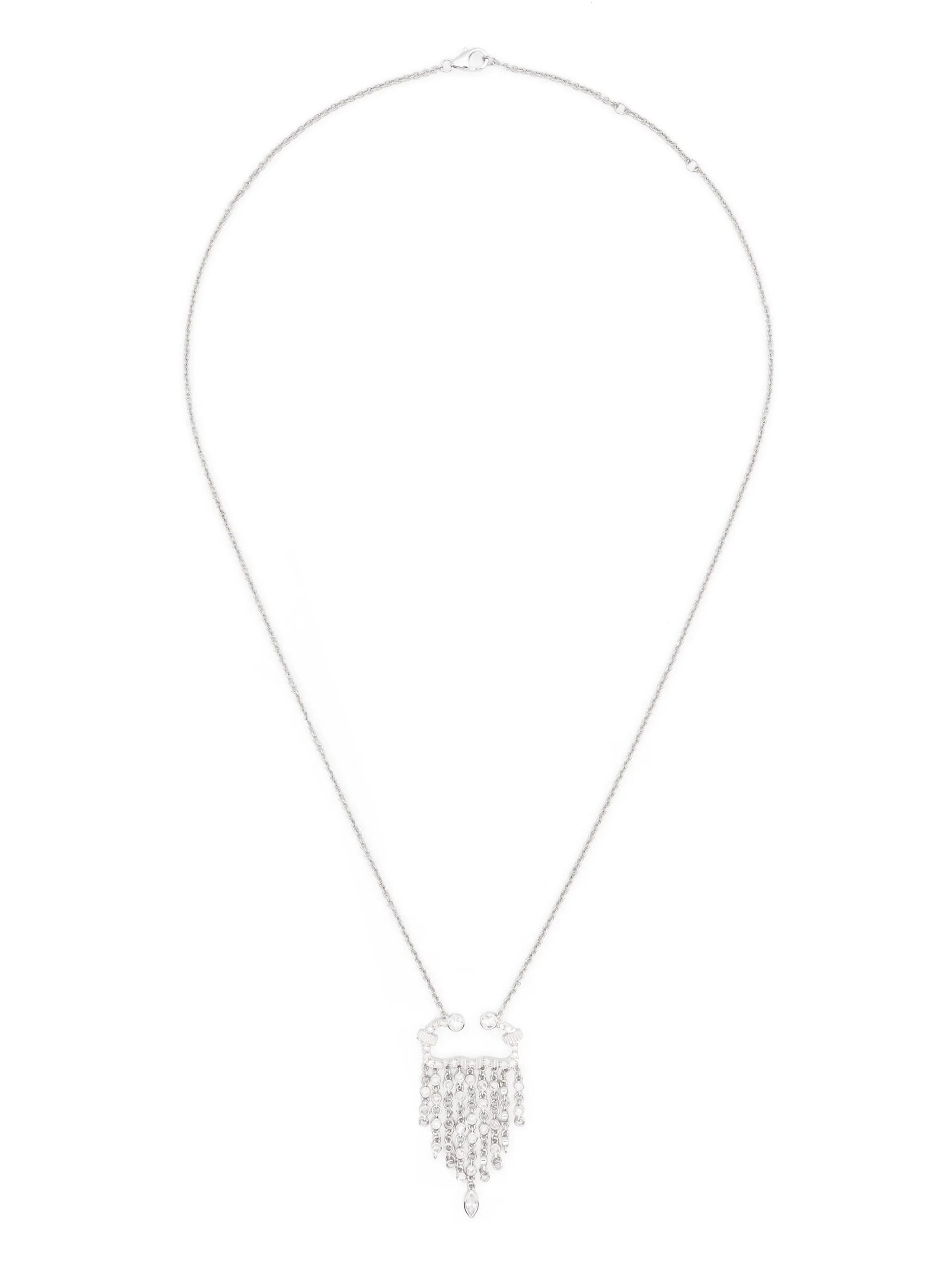 18kt white gold Collier Scorpio necklace