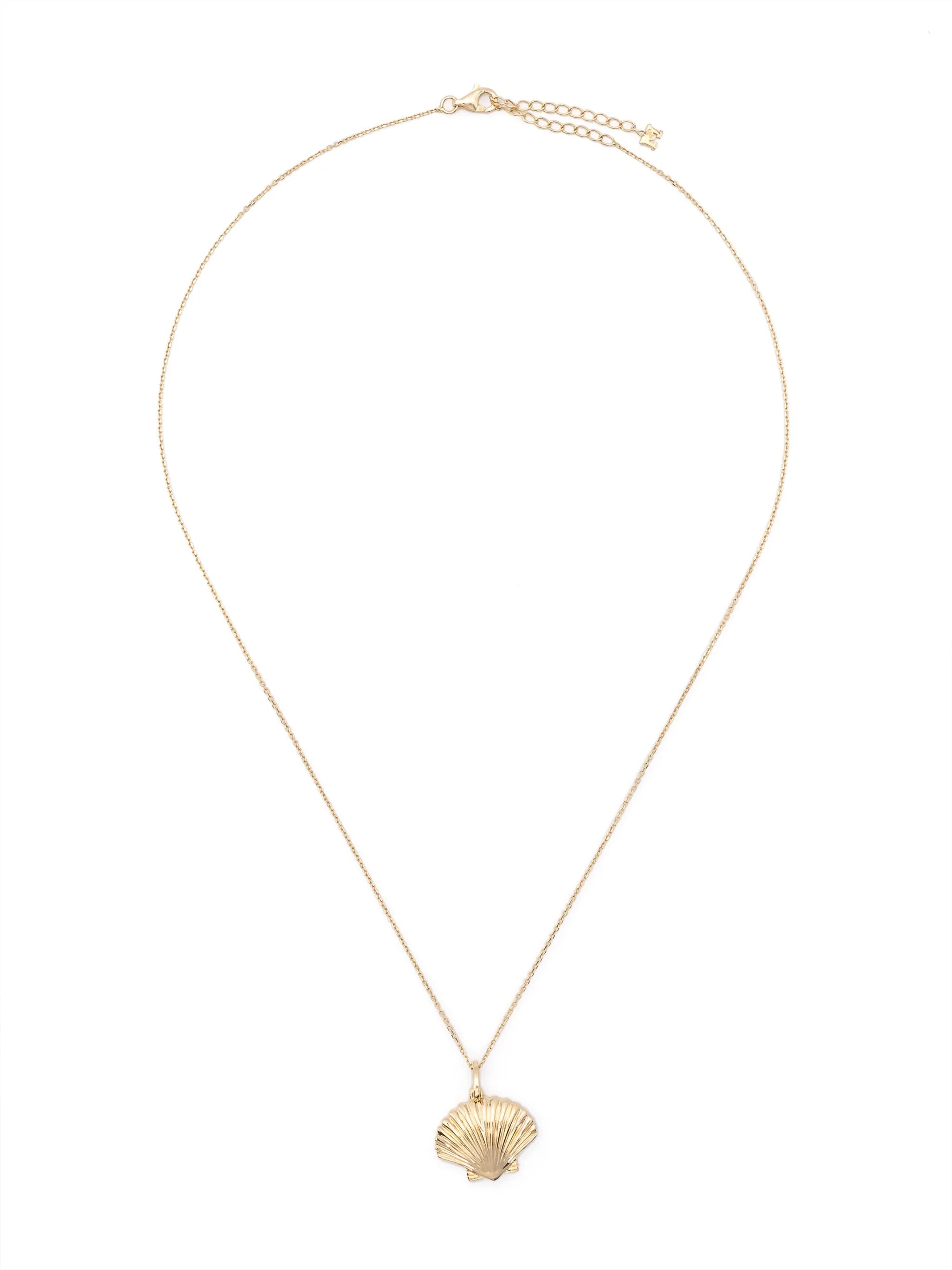 14kt yellow gold Venus pendant necklace