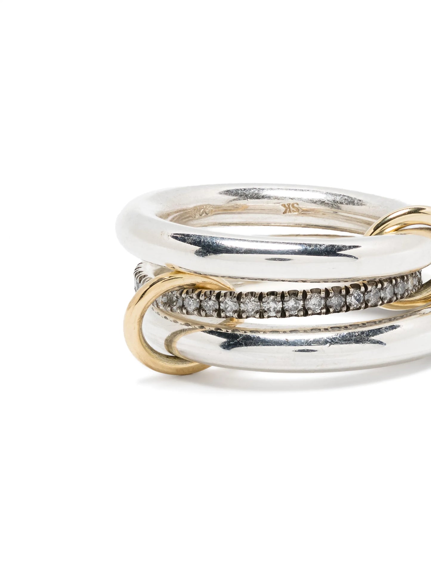 sterling silver Libra ring