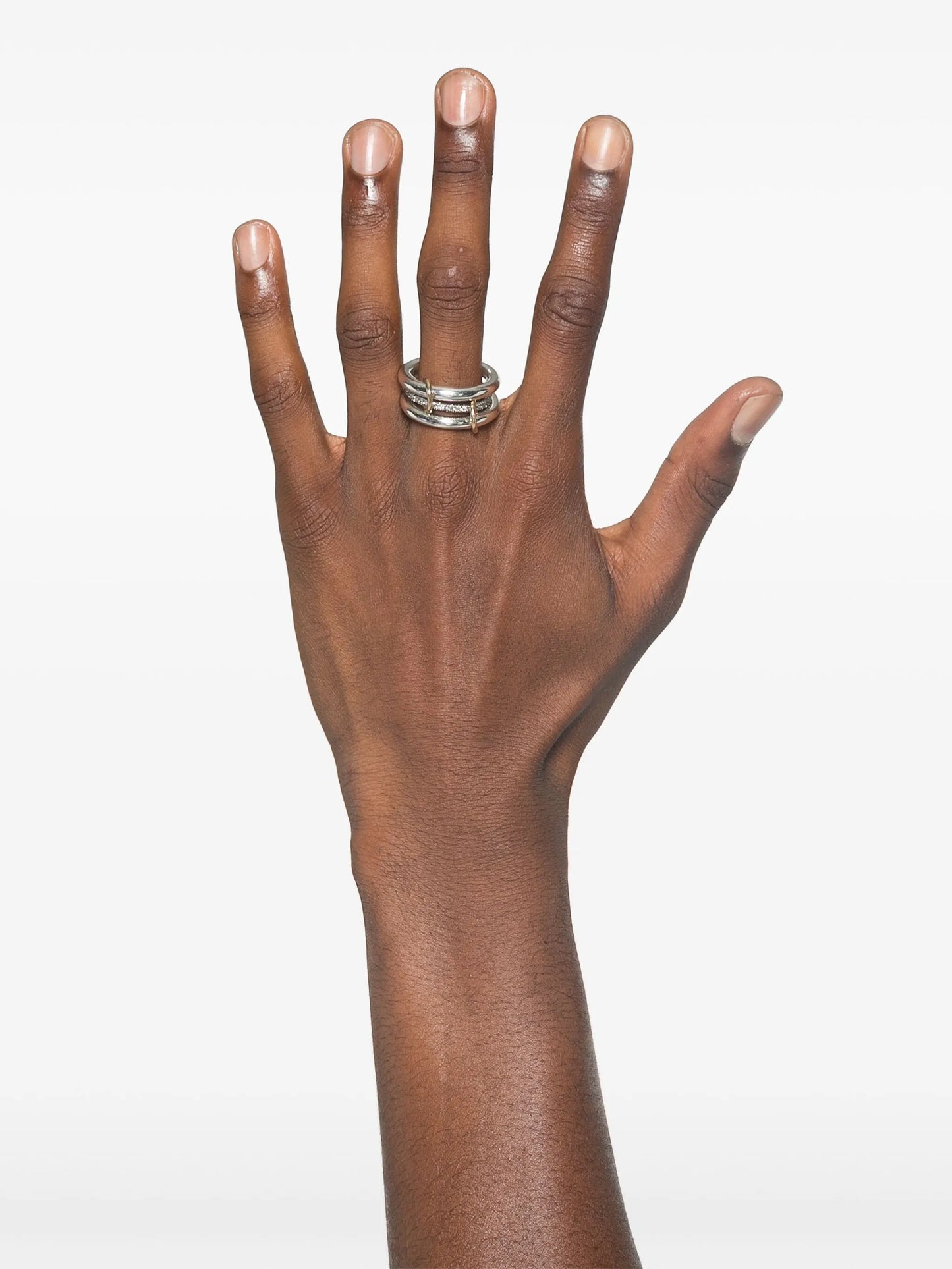 sterling silver Libra ring