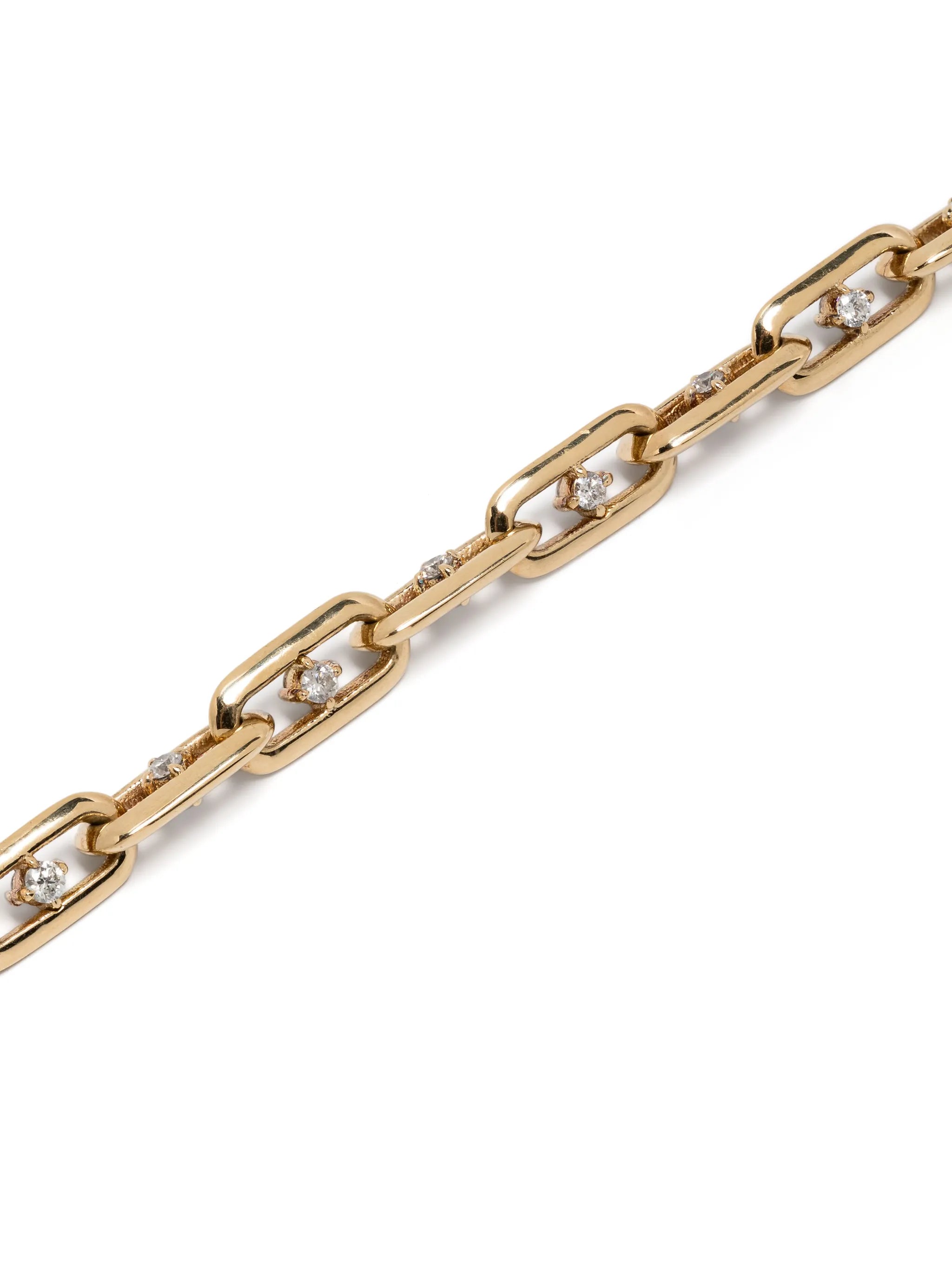 18kt yellow gold diamond bracelet