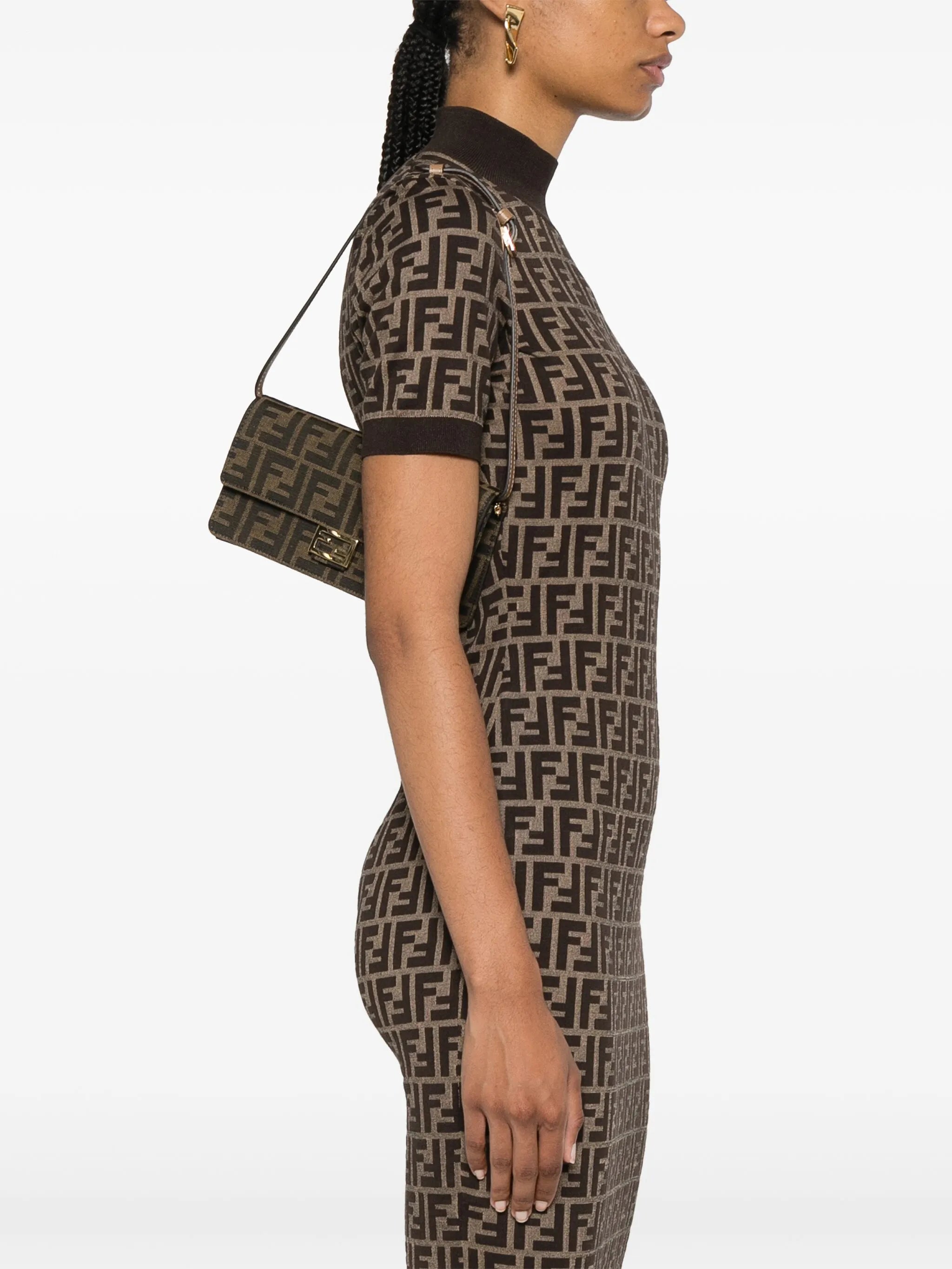 Baguette clutch bag