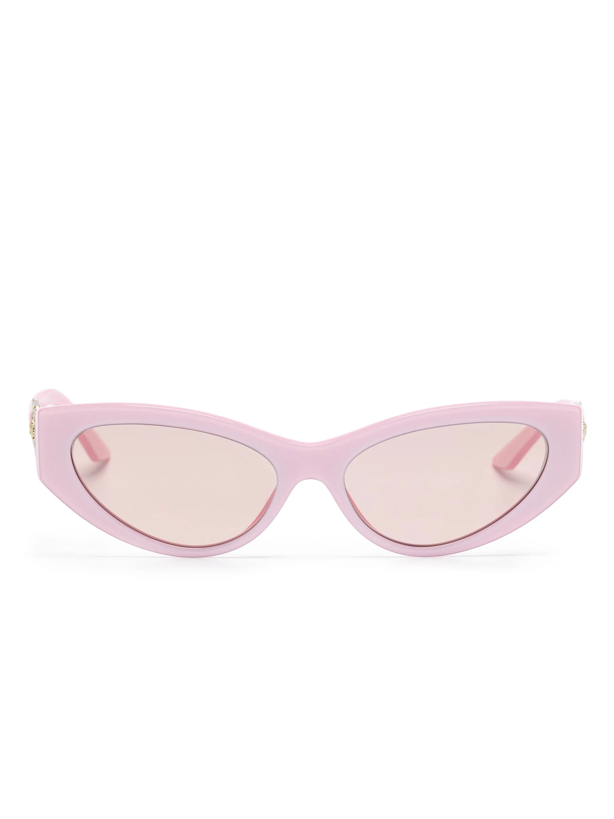 Medusa-plaque cat-eye sunglasses