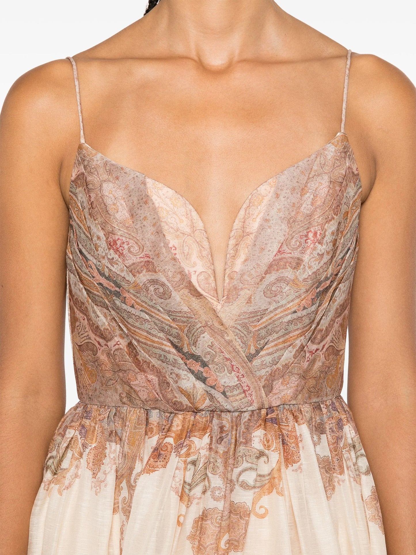 Illustration midi dress