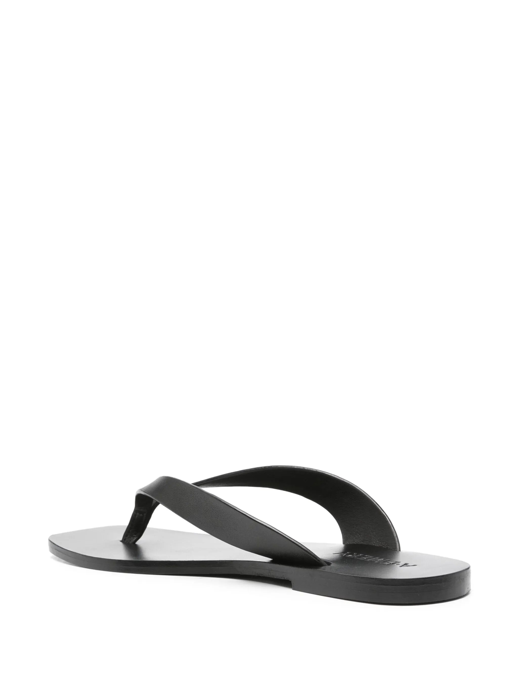 Kinto leather flip flops