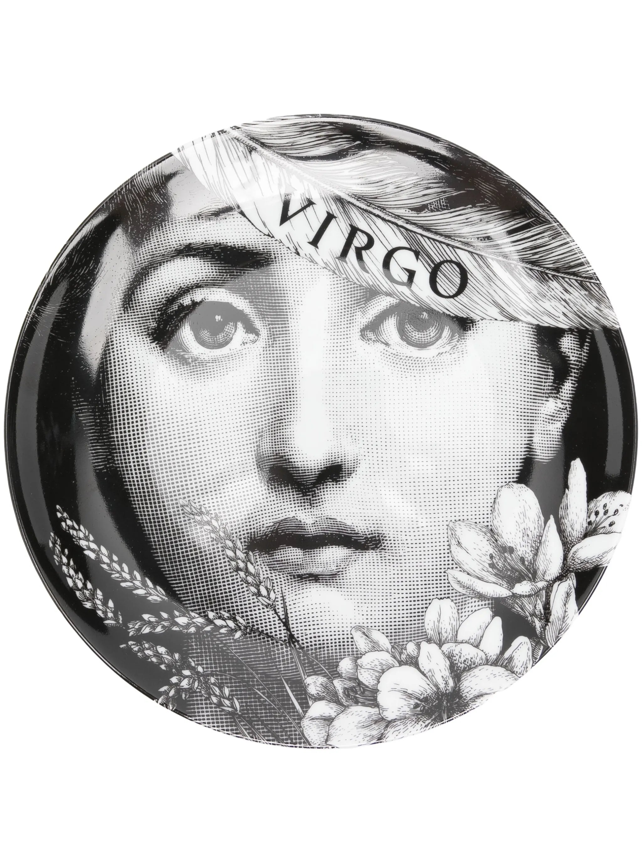 Tema e Variazioni n.353 Virgo wall plate (26cm)