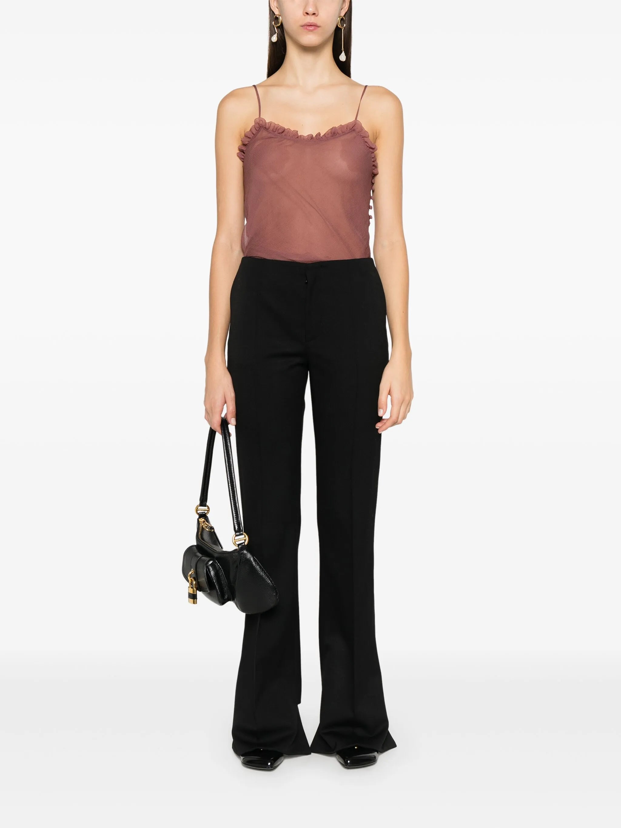 asymmetric trousers