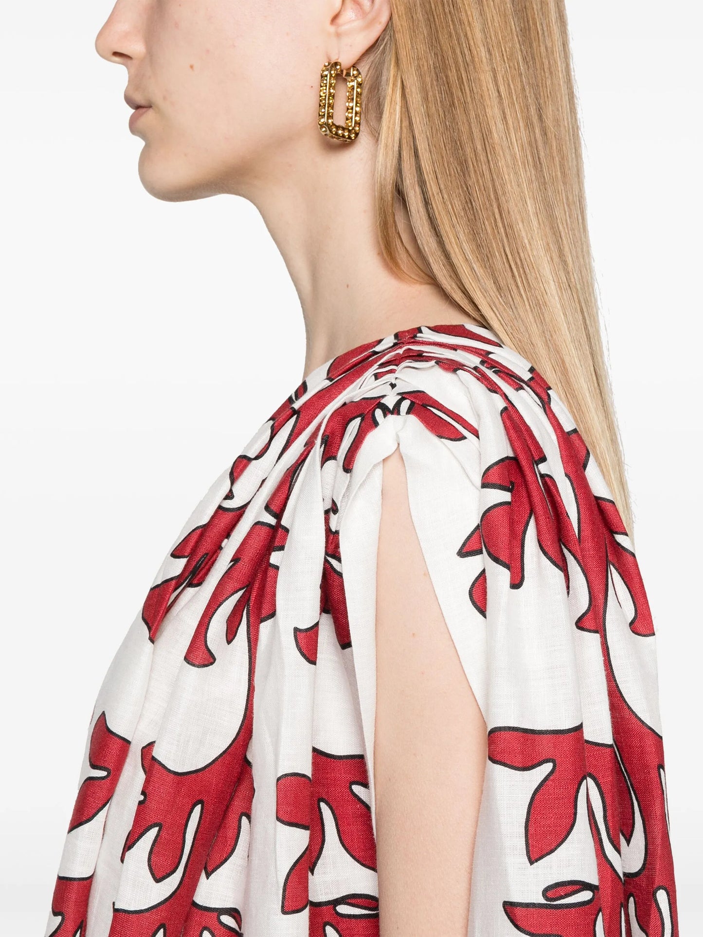 Tuscany one-shoulder midi dress
