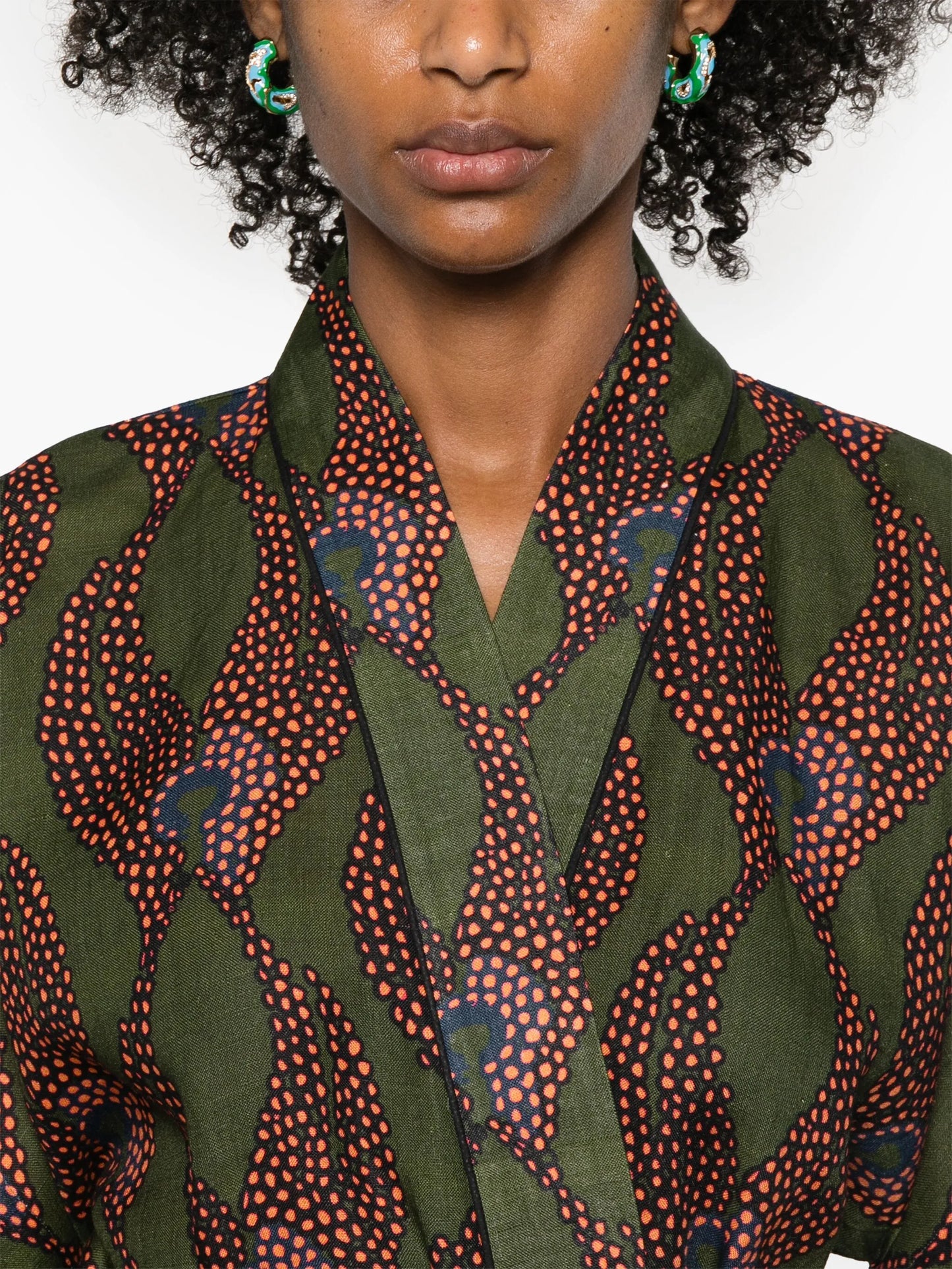 Ravello abstract-print dress