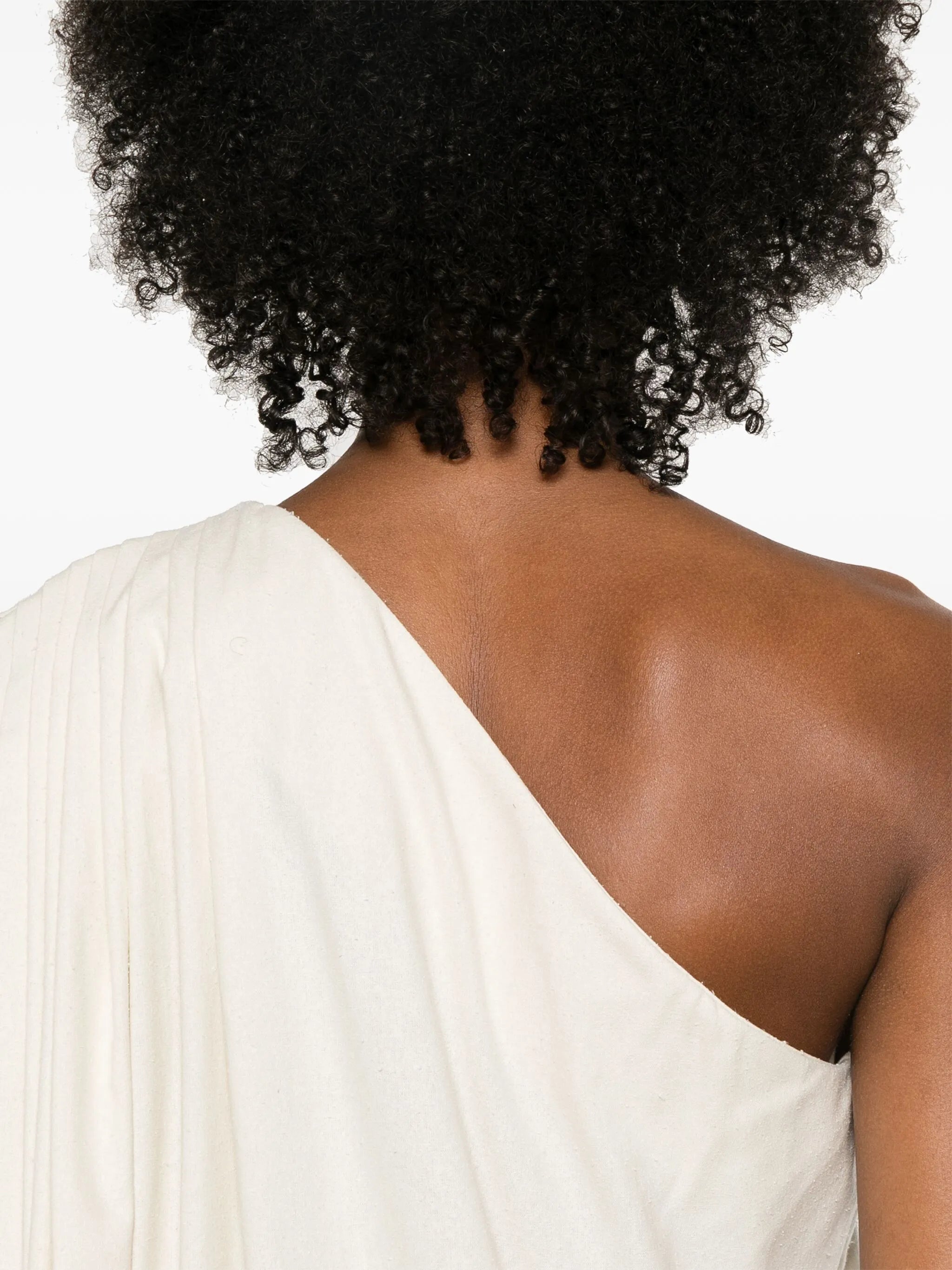 Hydra one-shoulder midi dress