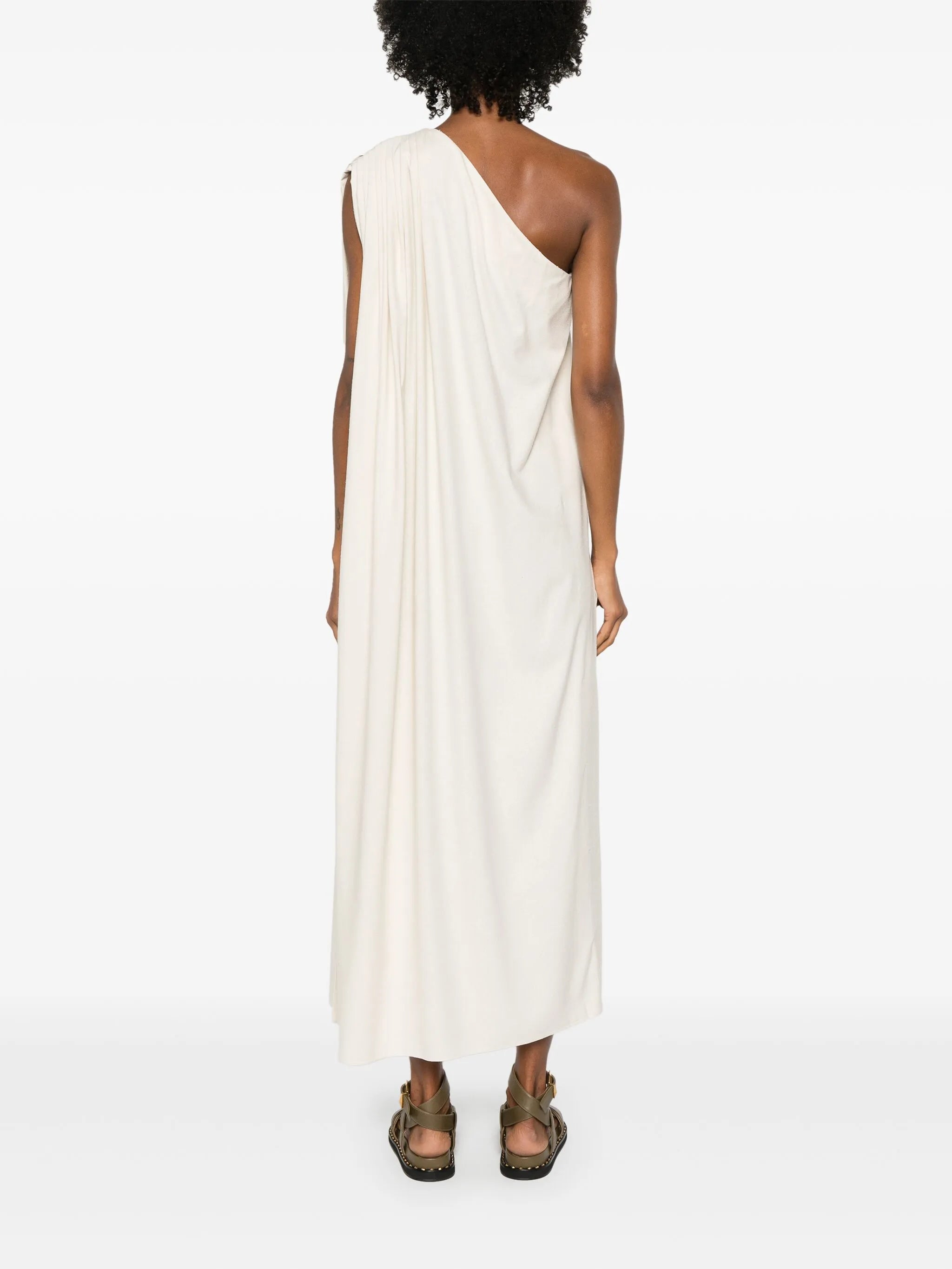 Hydra one-shoulder midi dress