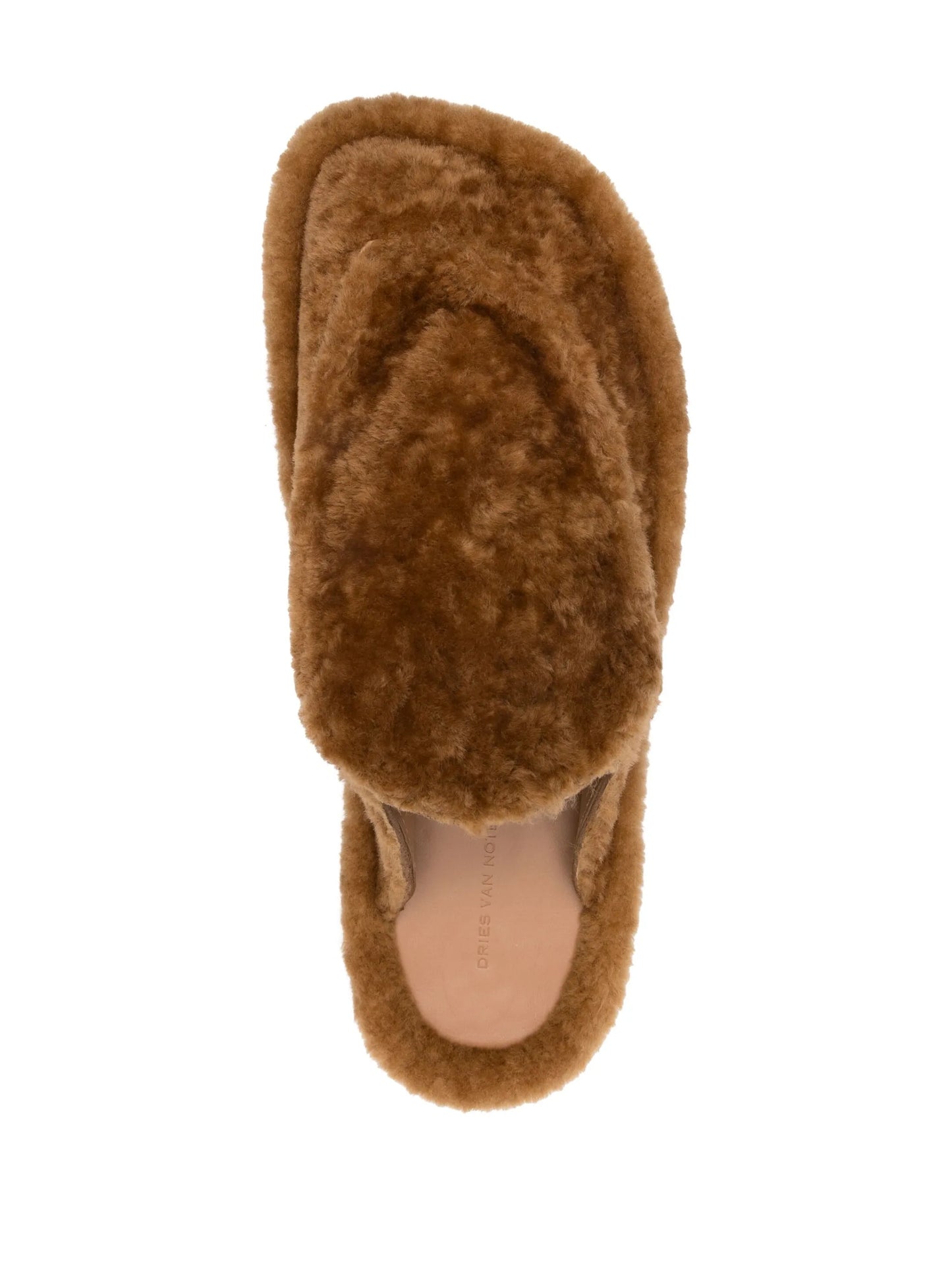 faux-fur slippers