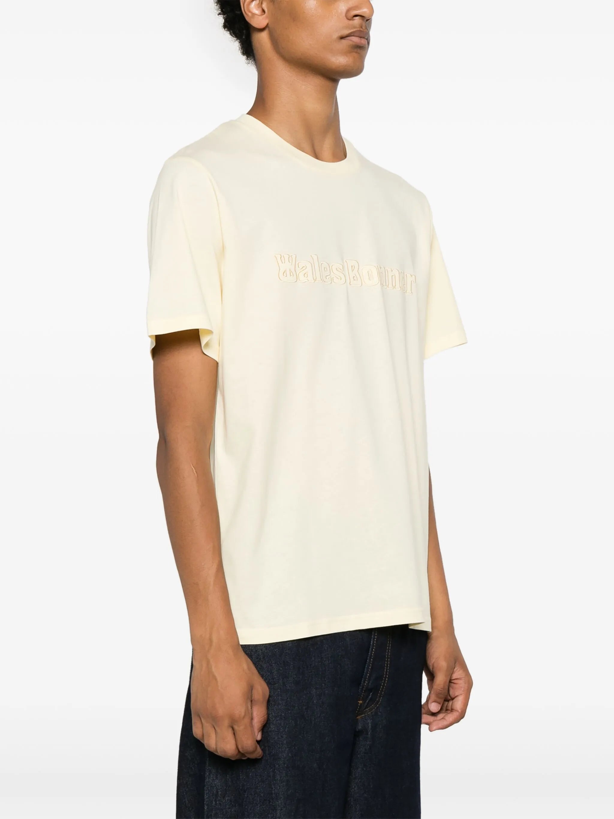 logo-patch cotton T-shirt