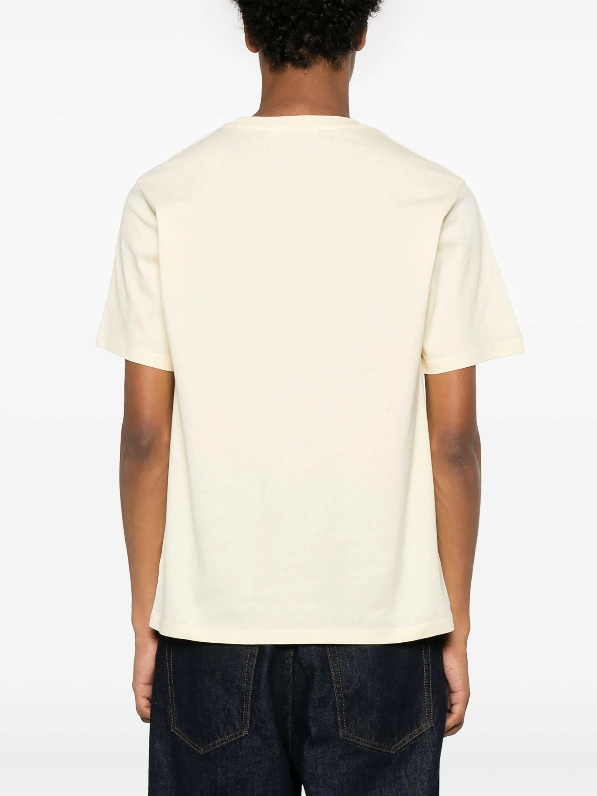 logo-patch cotton T-shirt