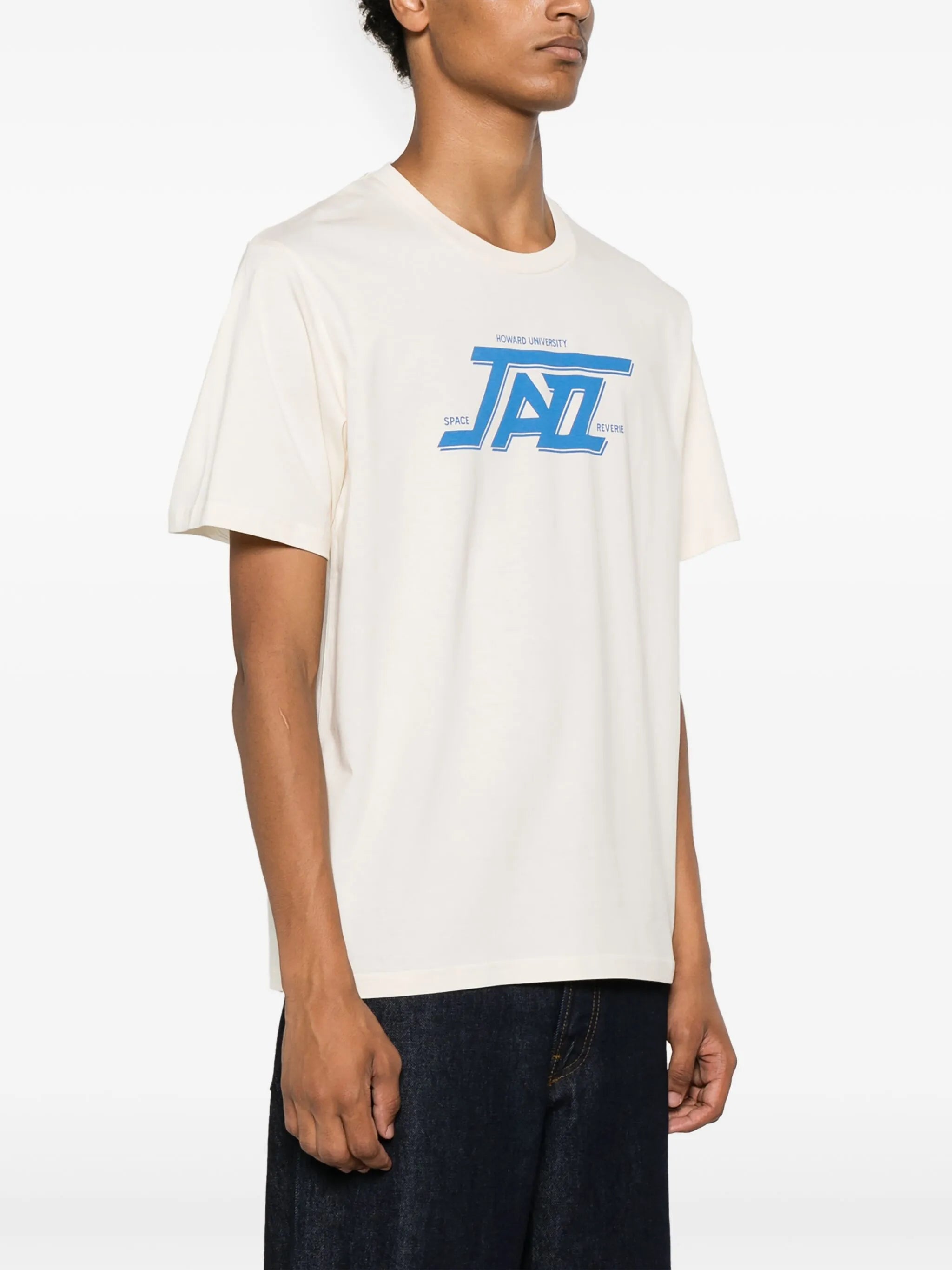 Jazz-print cotton T-shirt