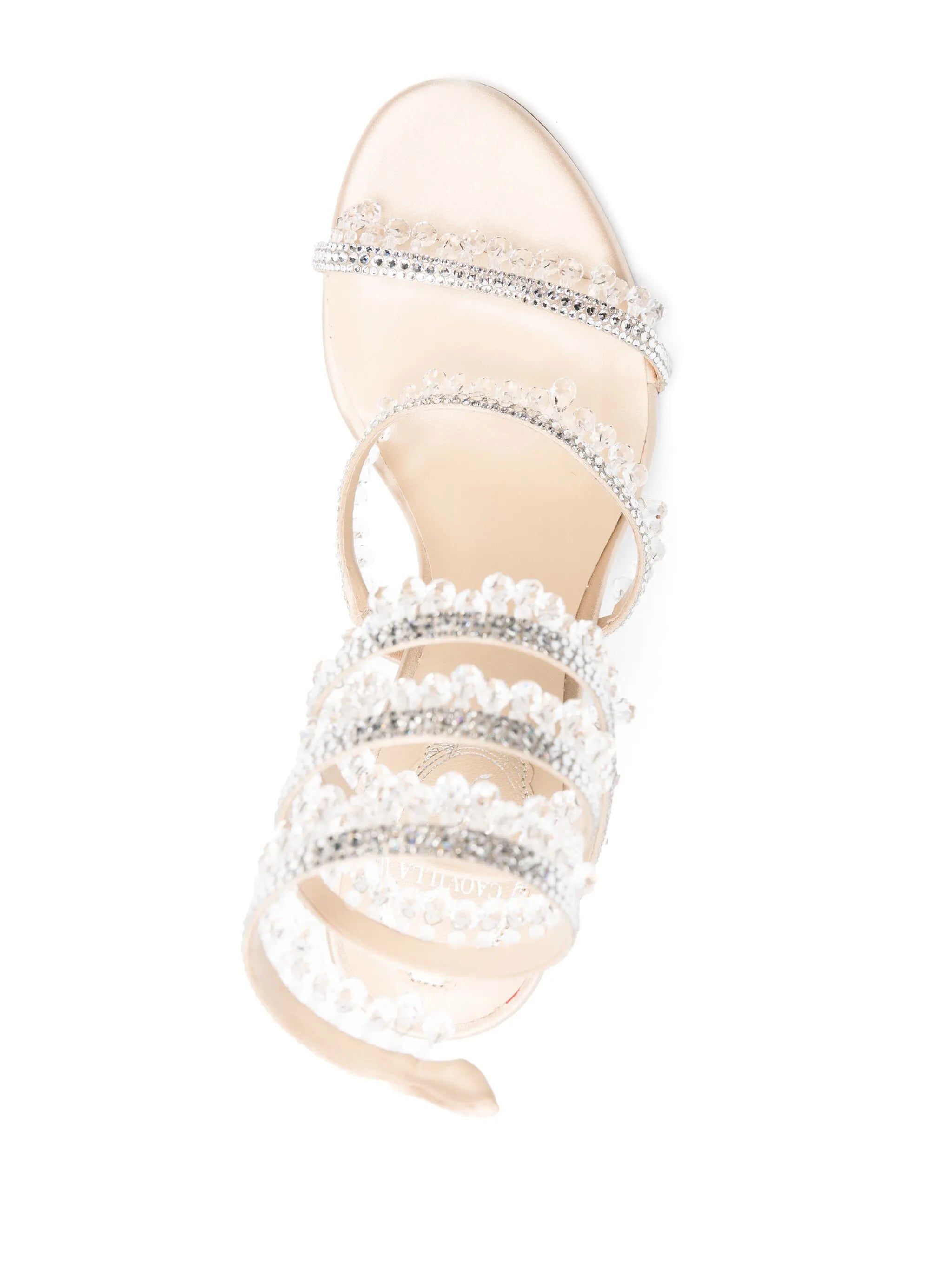 100mm Cleo crystal-embellished sandals