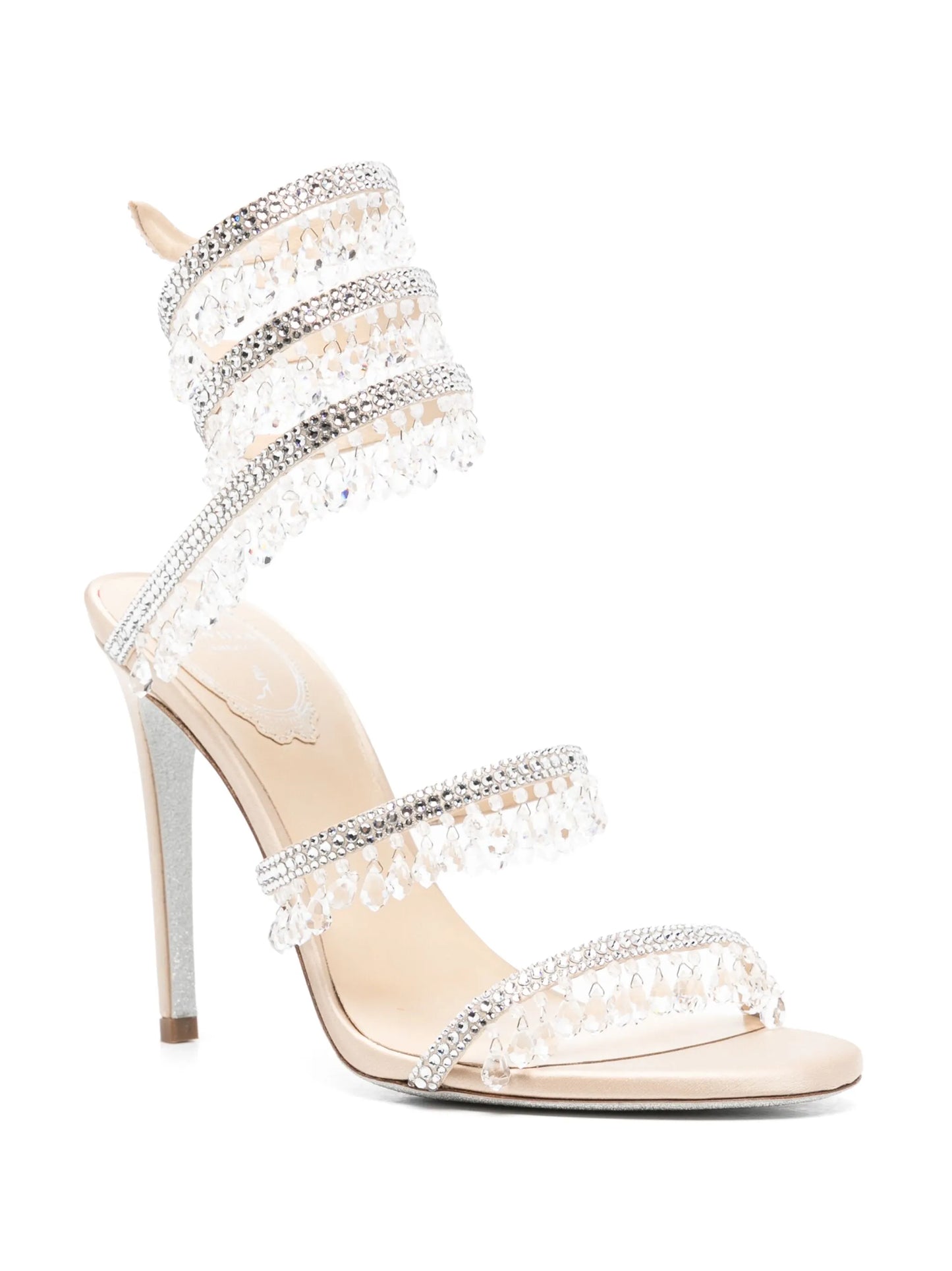 100mm Cleo crystal-embellished sandals