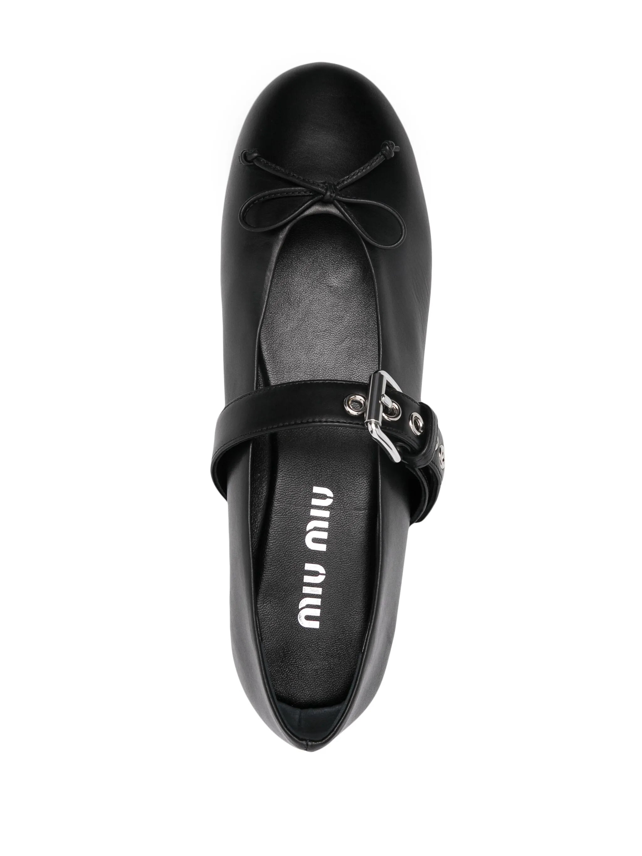 leather ballerina shoes
