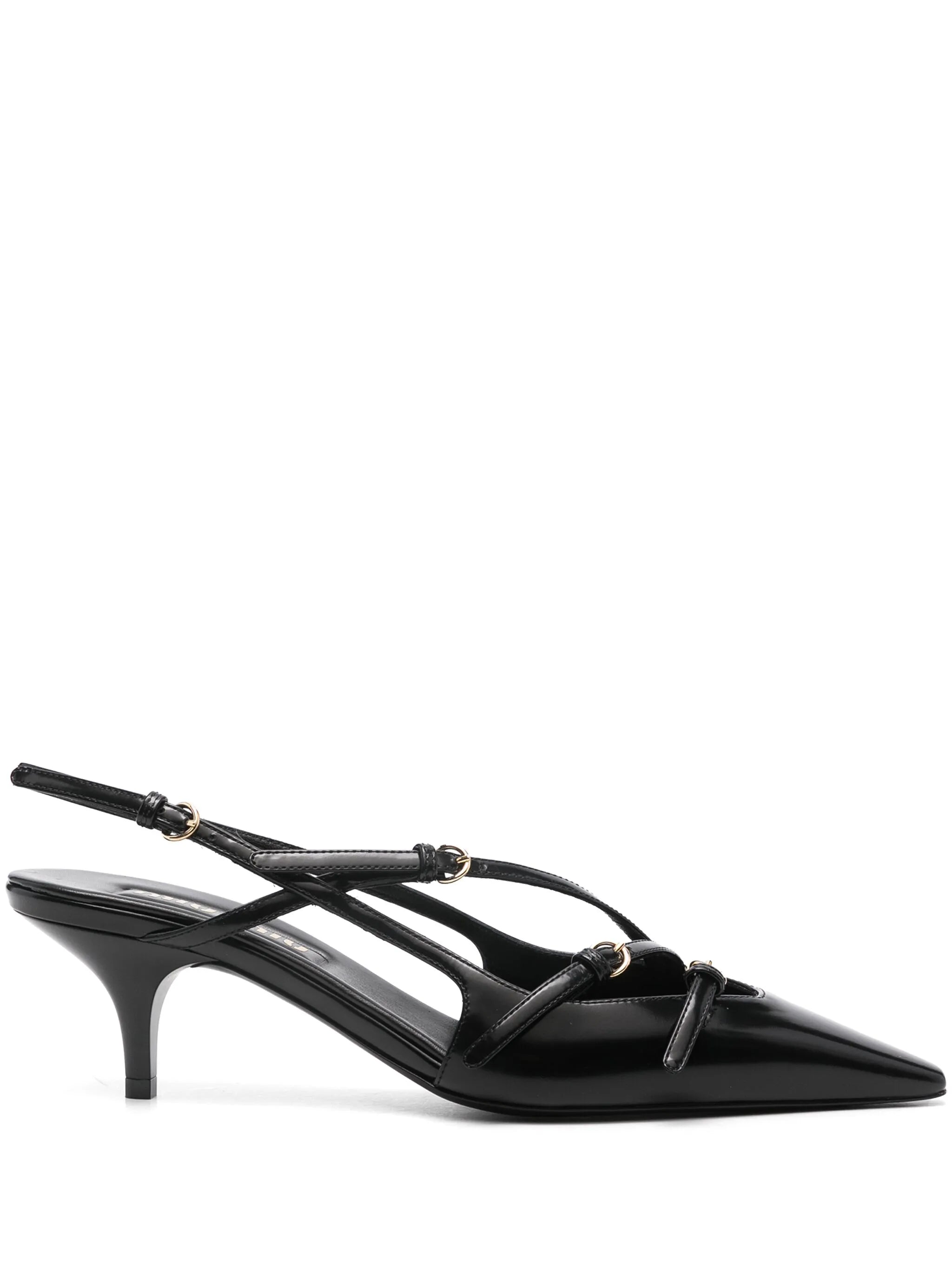 55mm buckle-embellished pumps