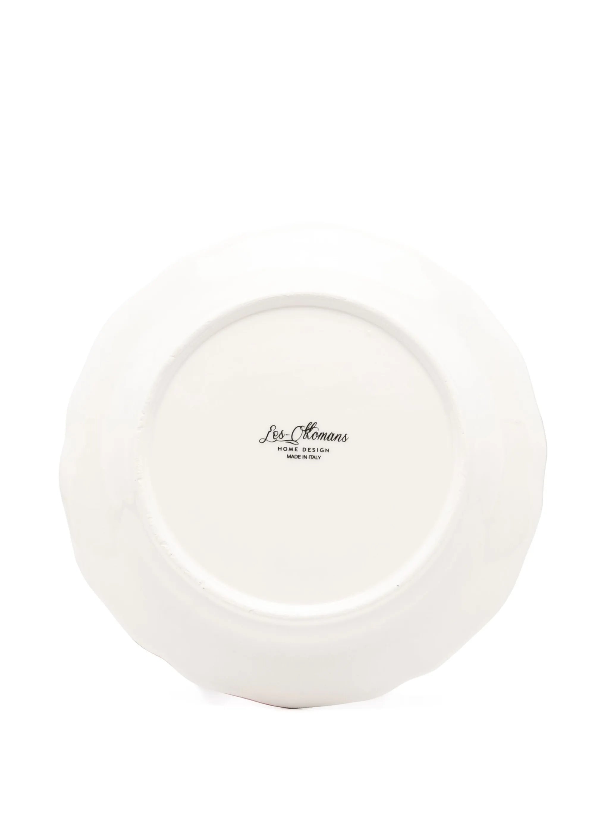 striped ceramic plate (set of two)