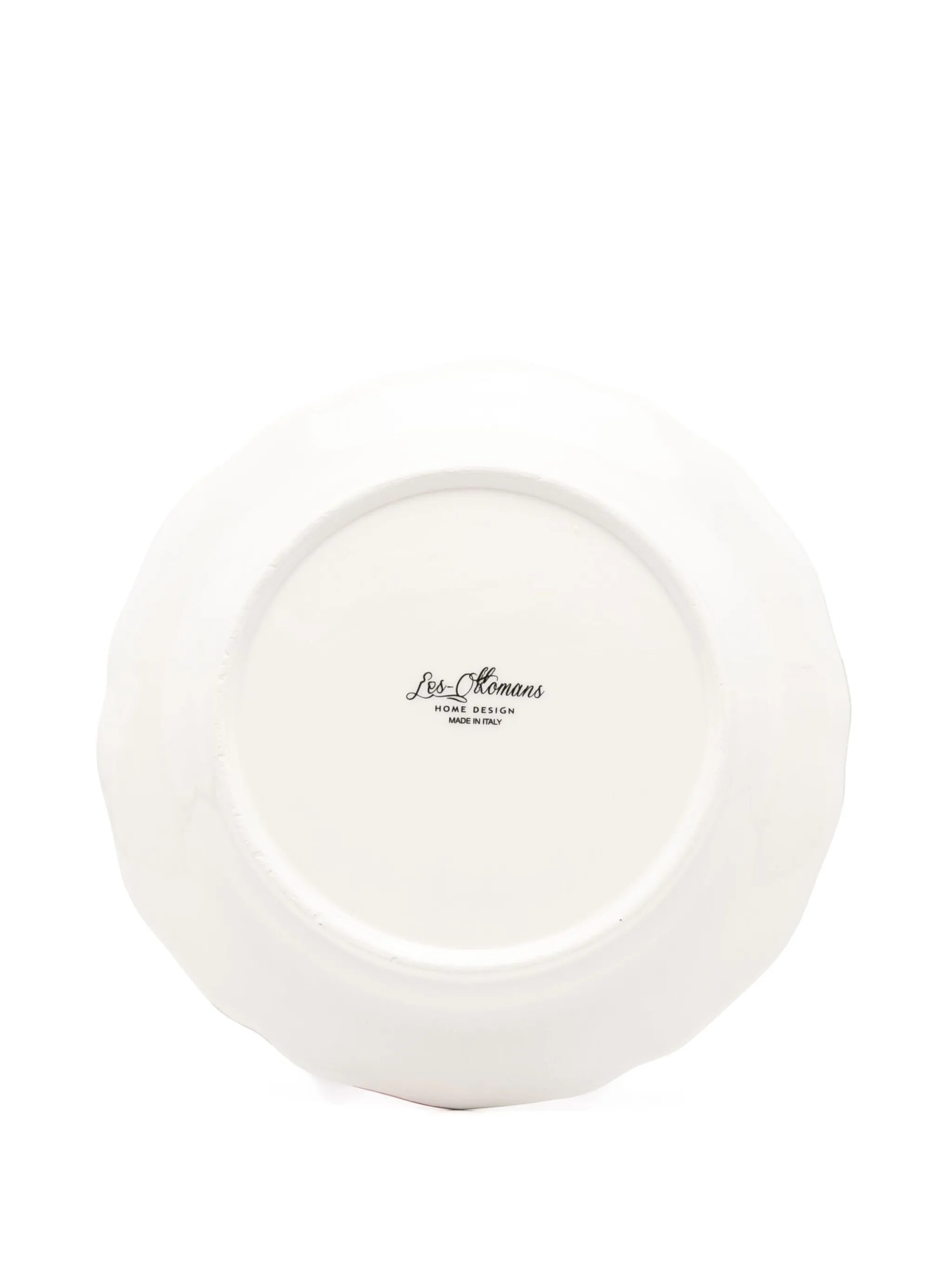 striped ceramic plate (set of two)