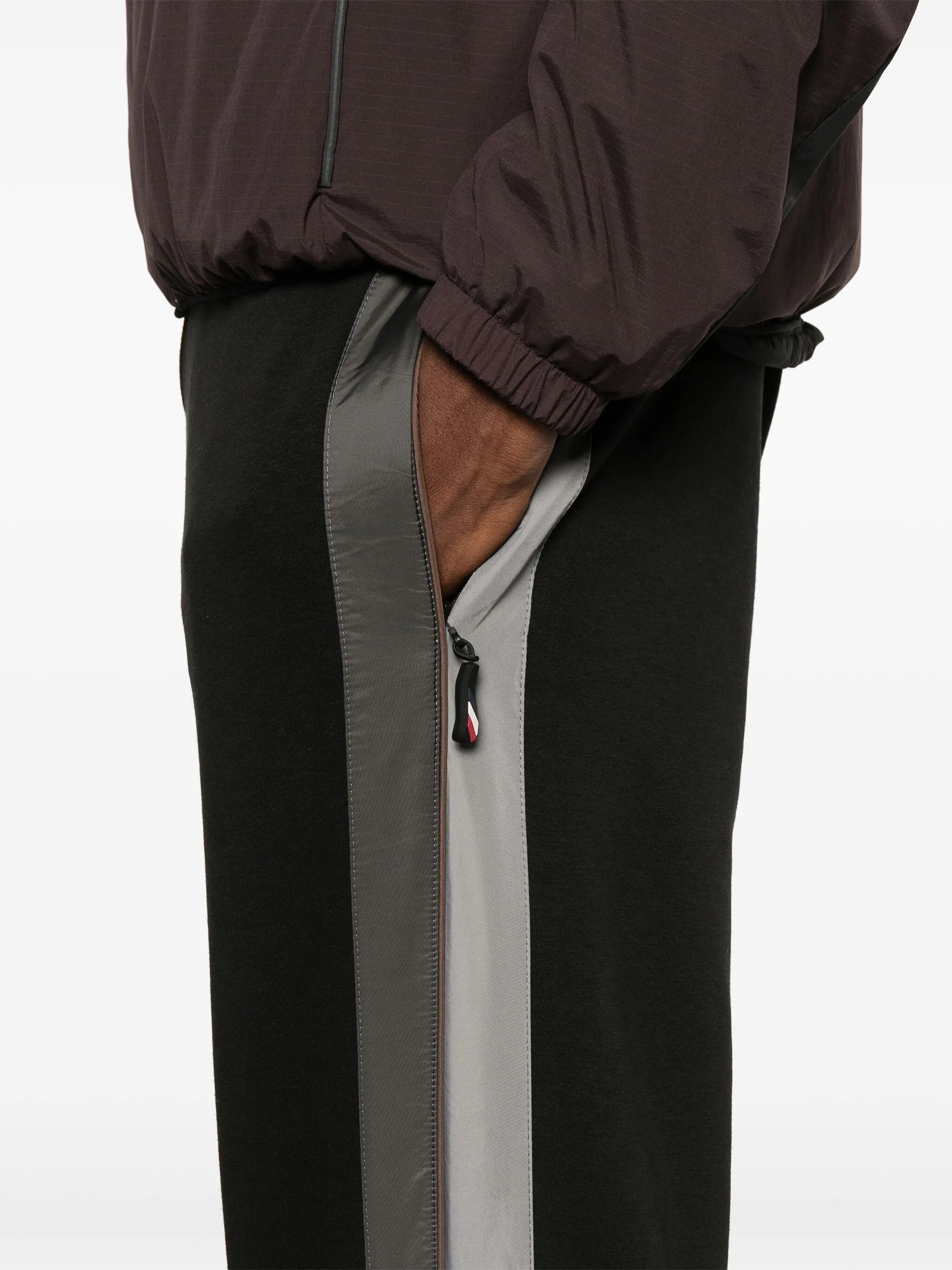 logo-patch track pants