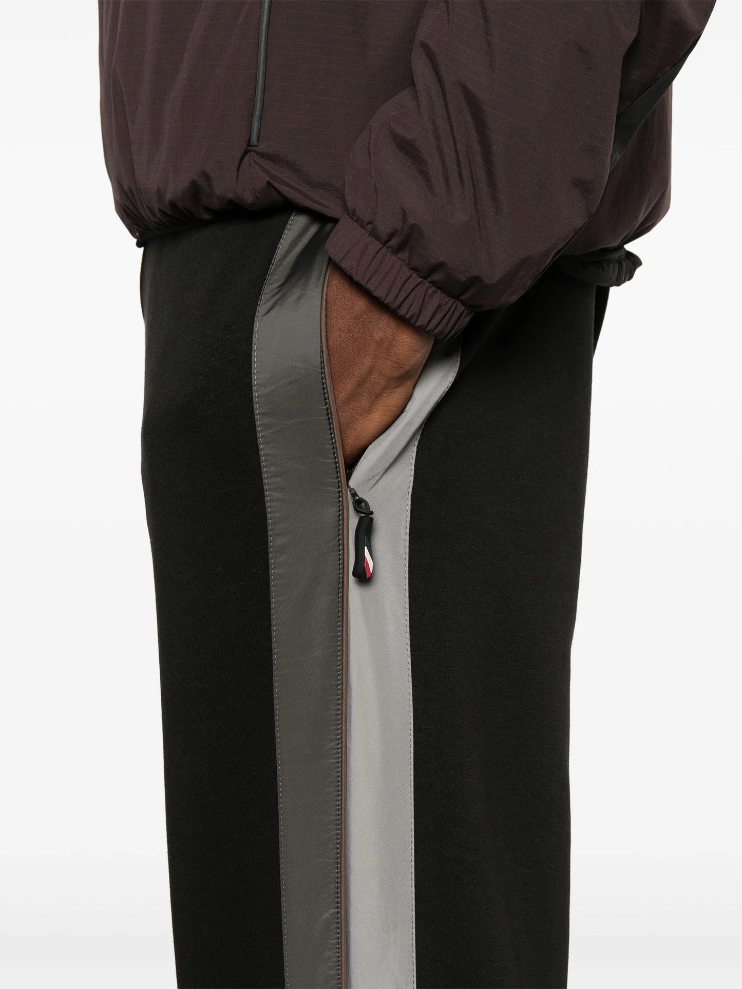 logo-patch track pants