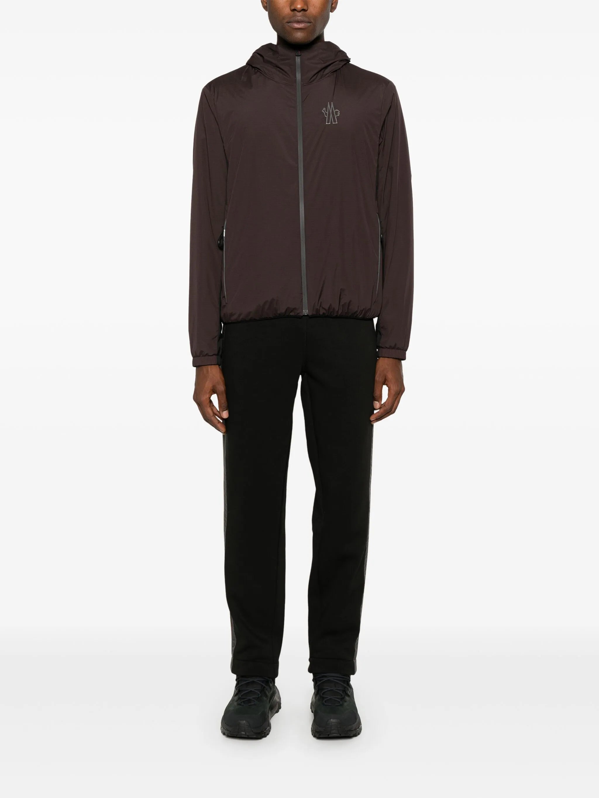 logo-patch track pants