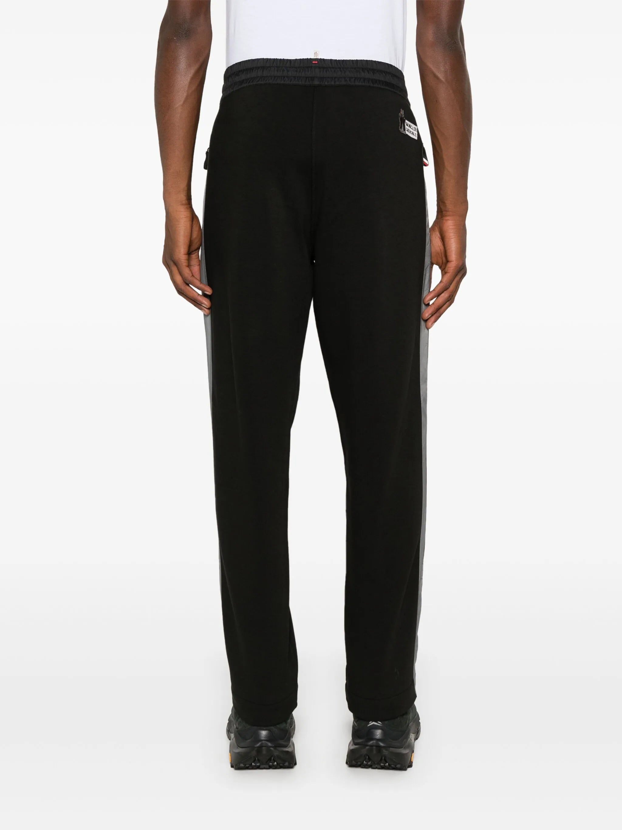 logo-patch track pants