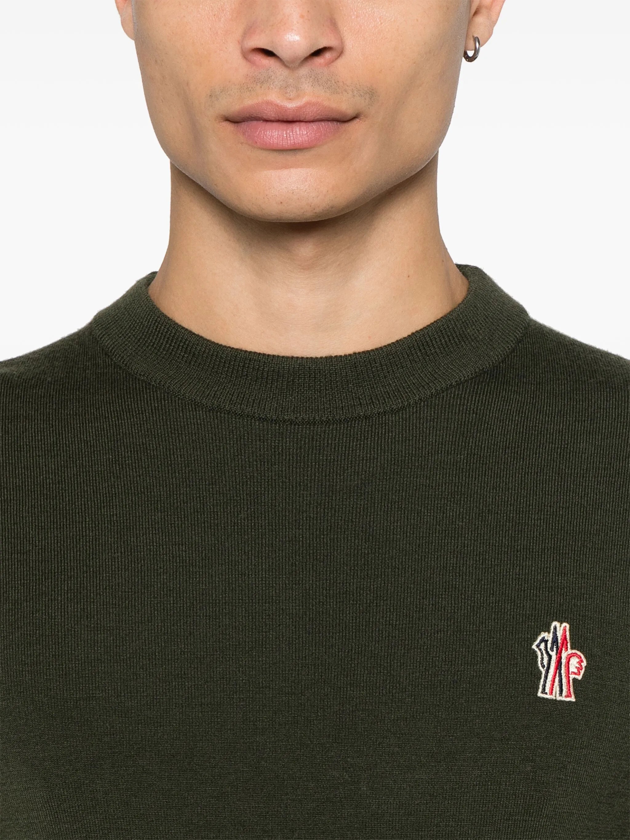 logo-patch sweater