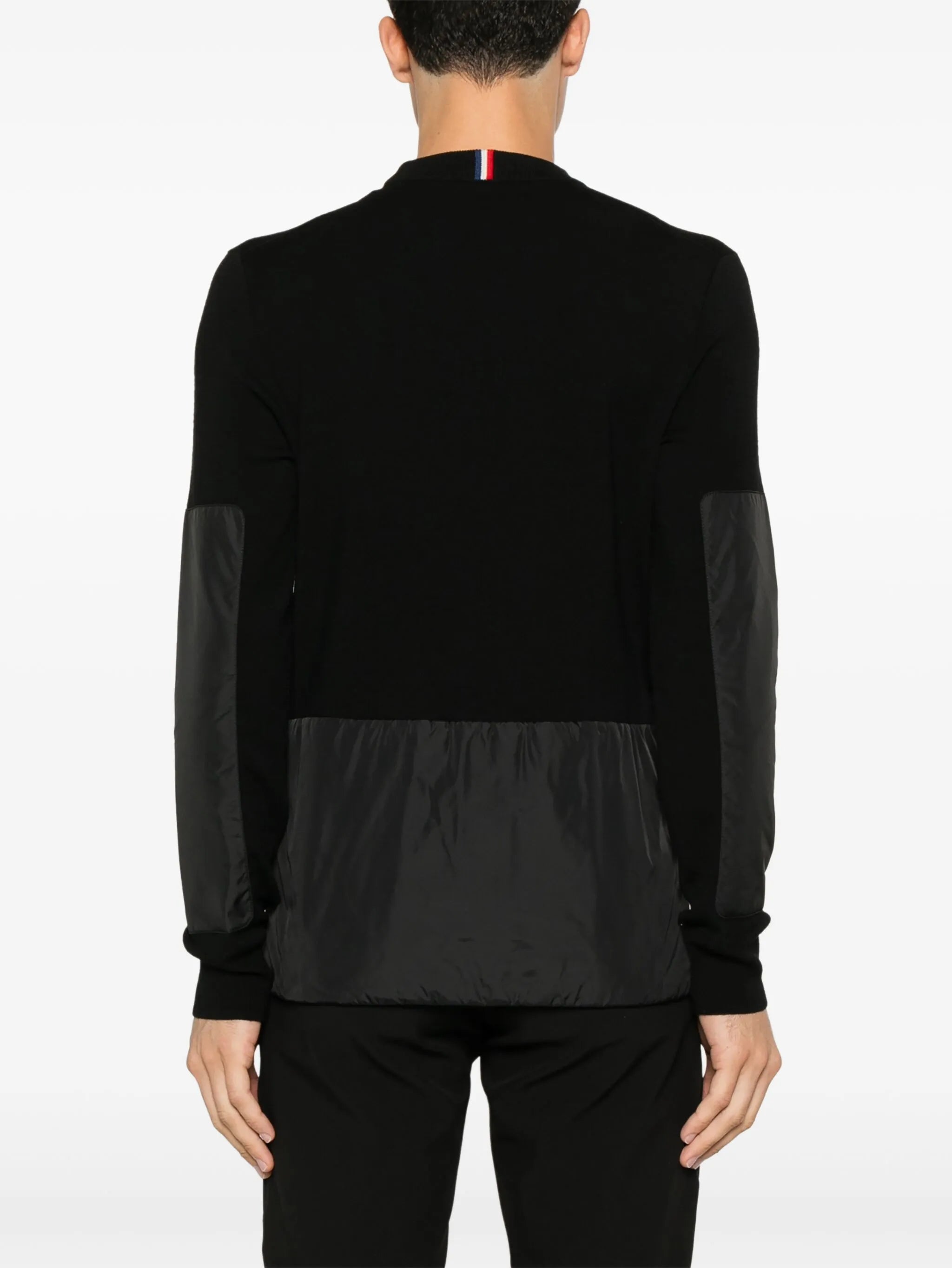 panelled sweater