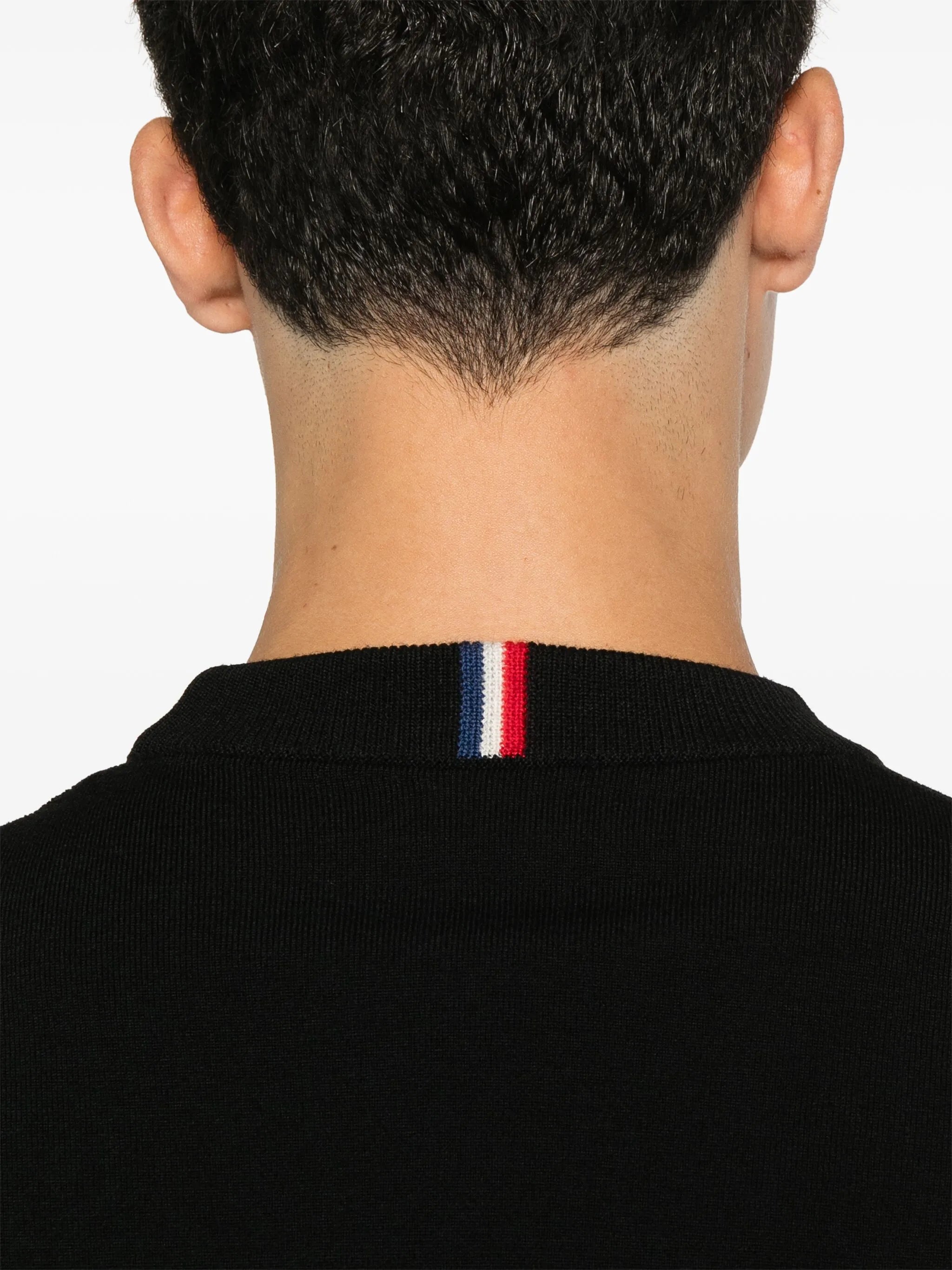panelled sweater