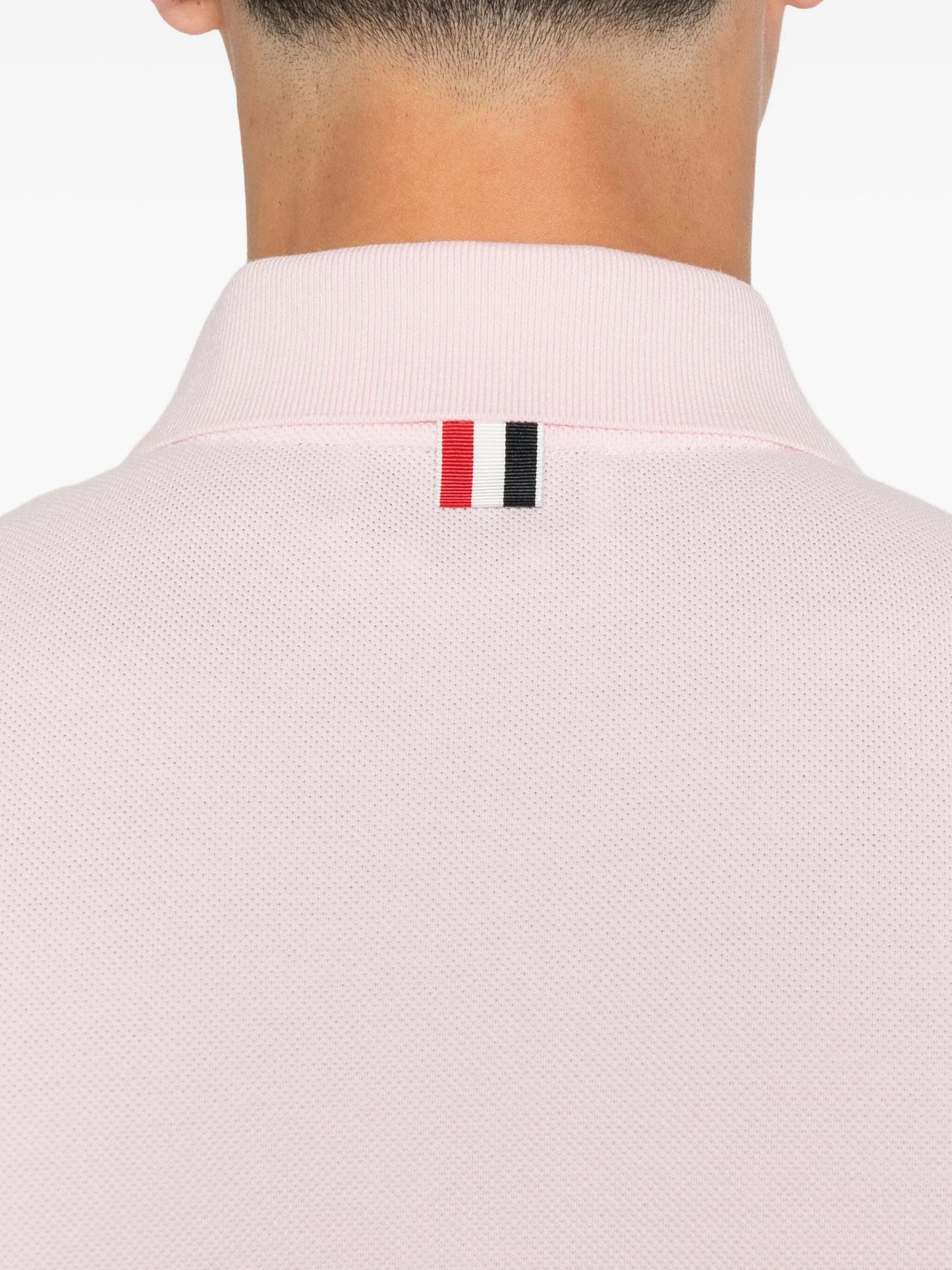4-Bar cotton polo shirt