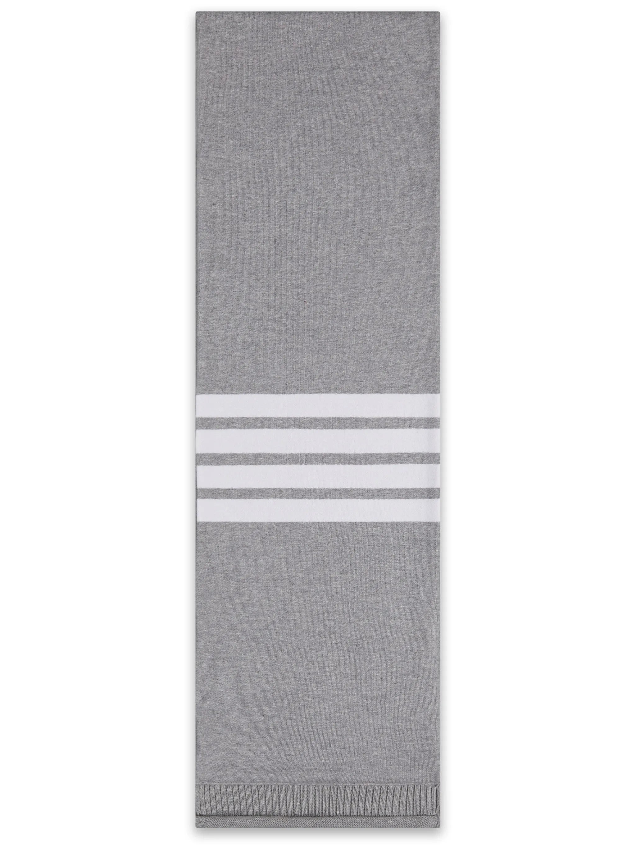 4-Bar ribbed scarf