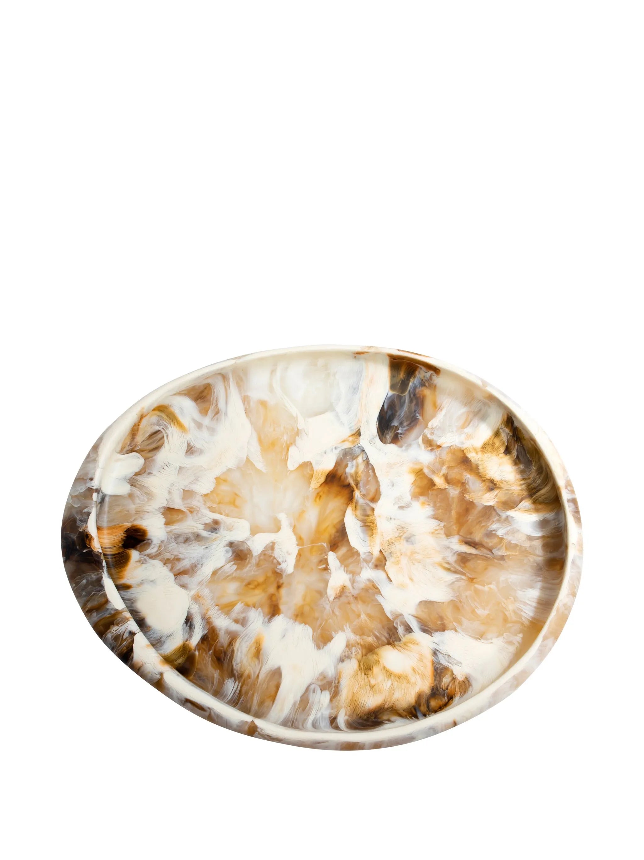 abstract-print resin tray