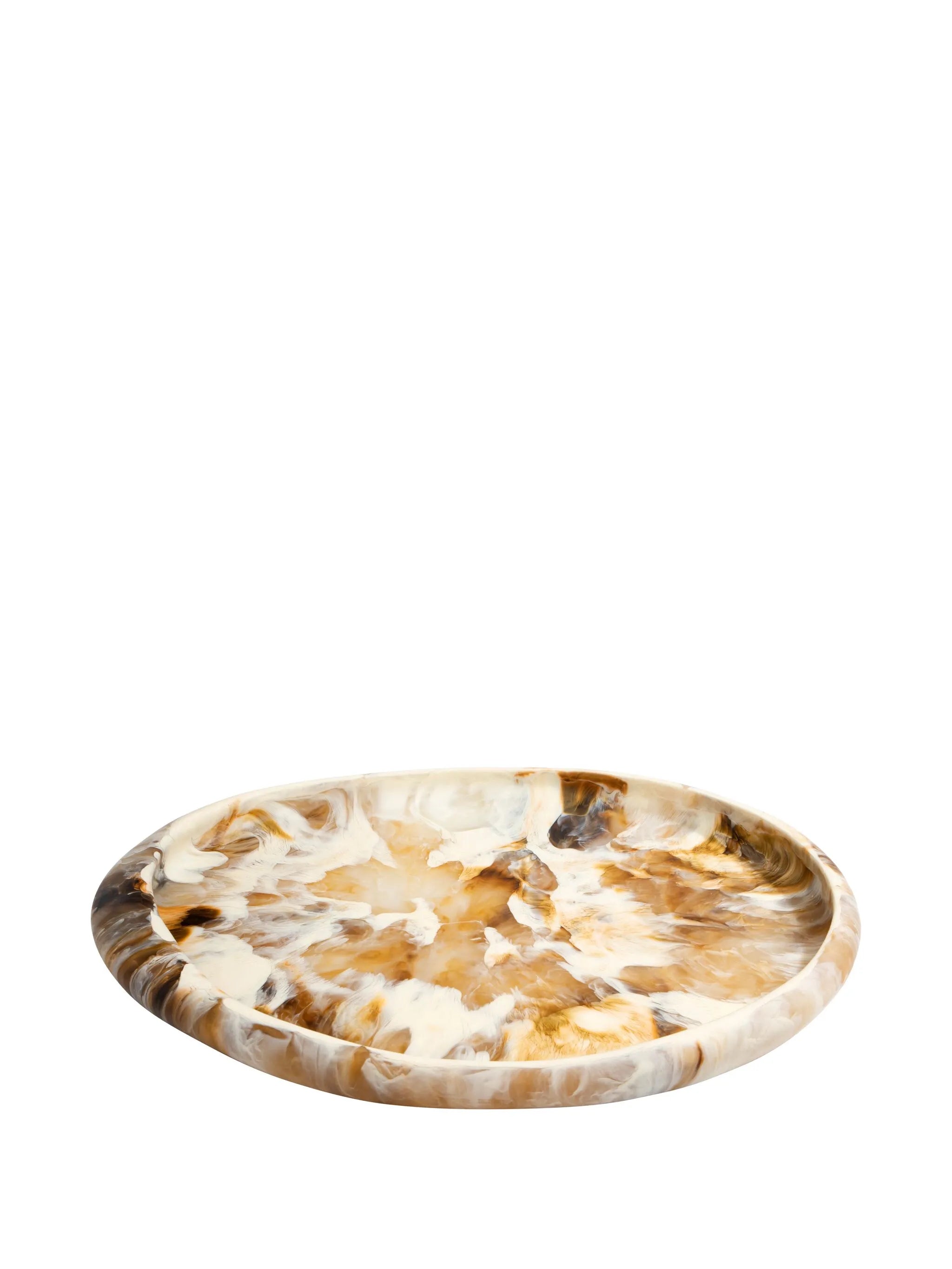 abstract-print resin tray