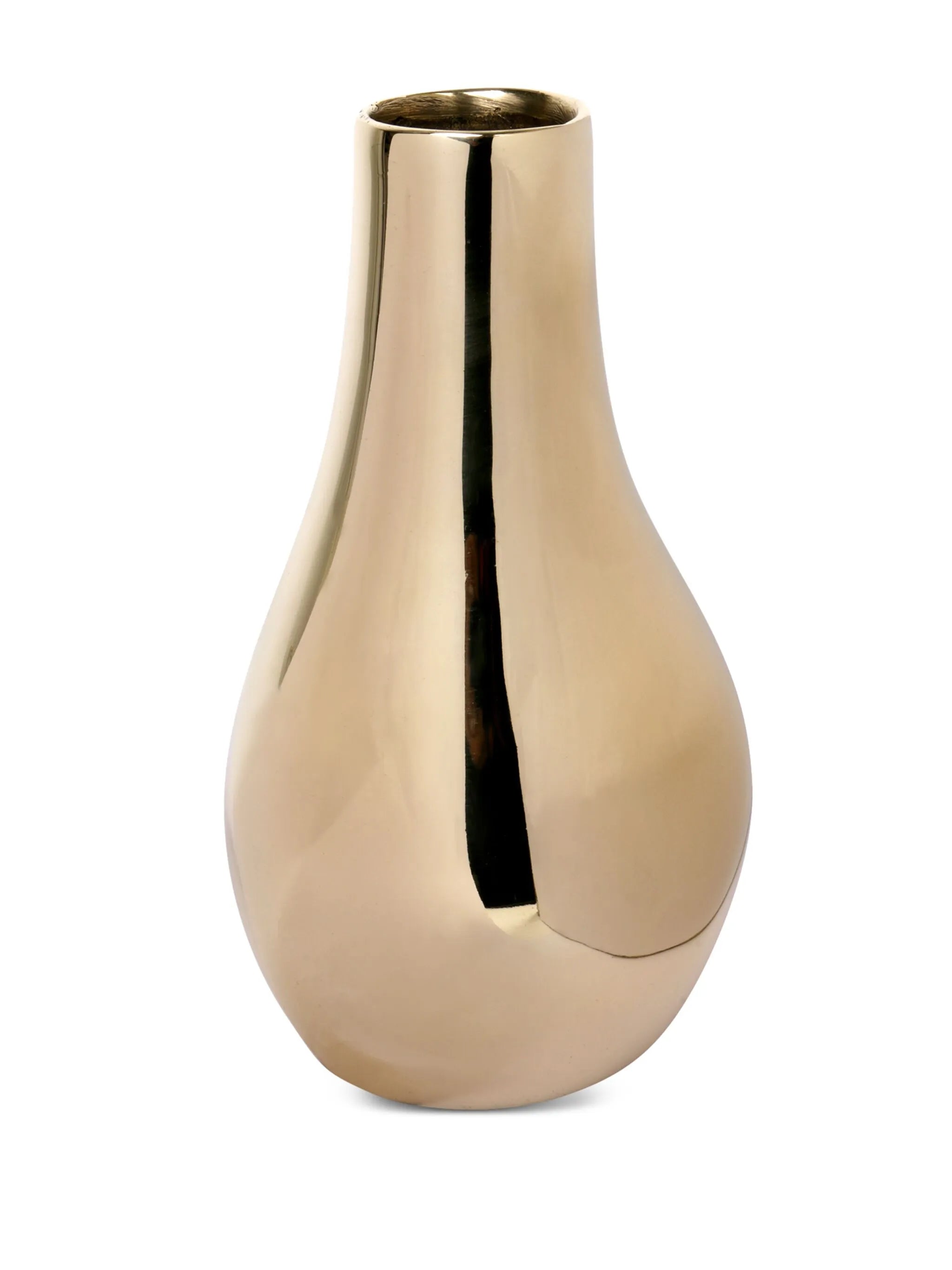 medium brass vase