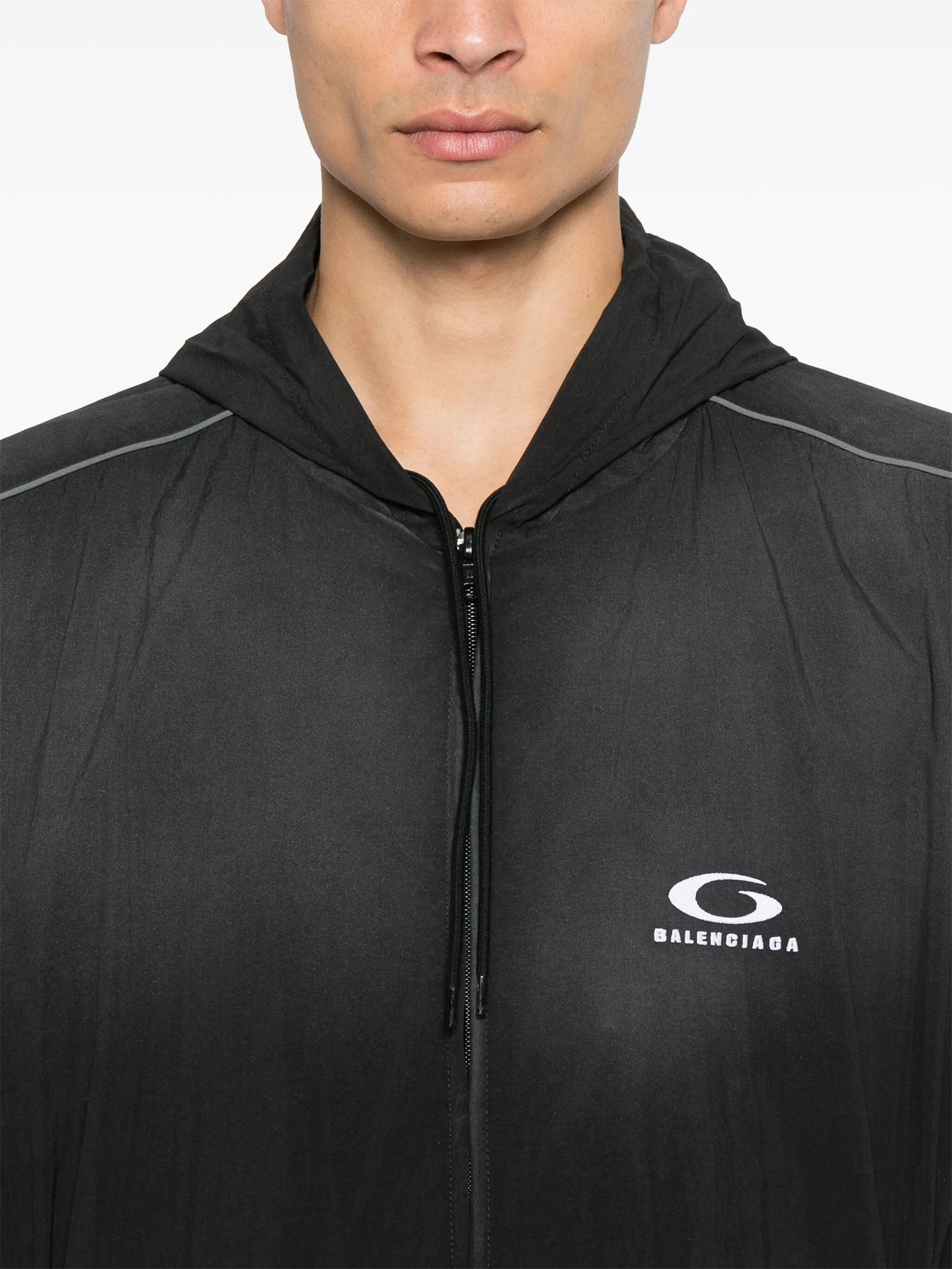 faded-effect jacket