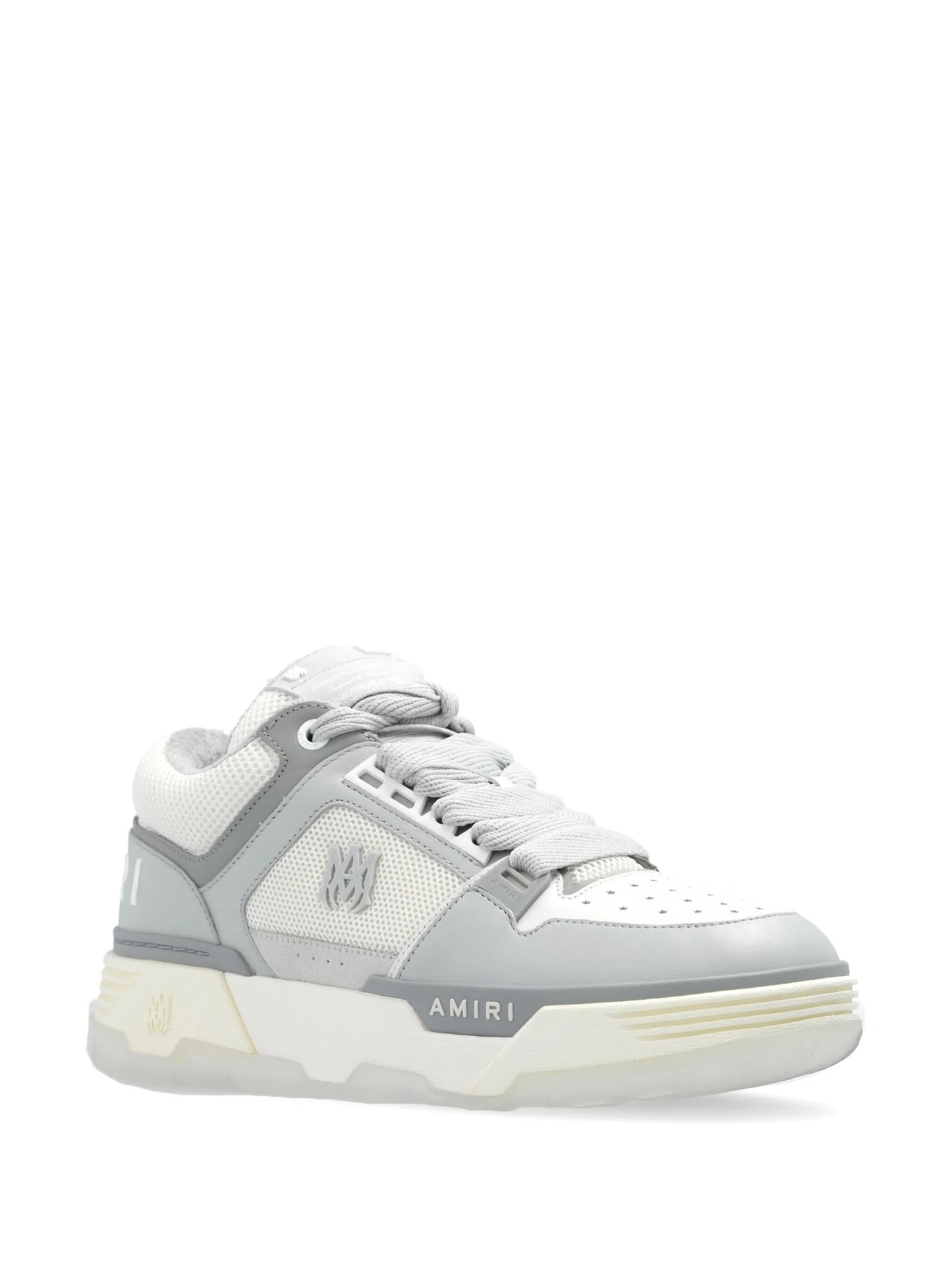 MA-1 panelled leather sneakers
