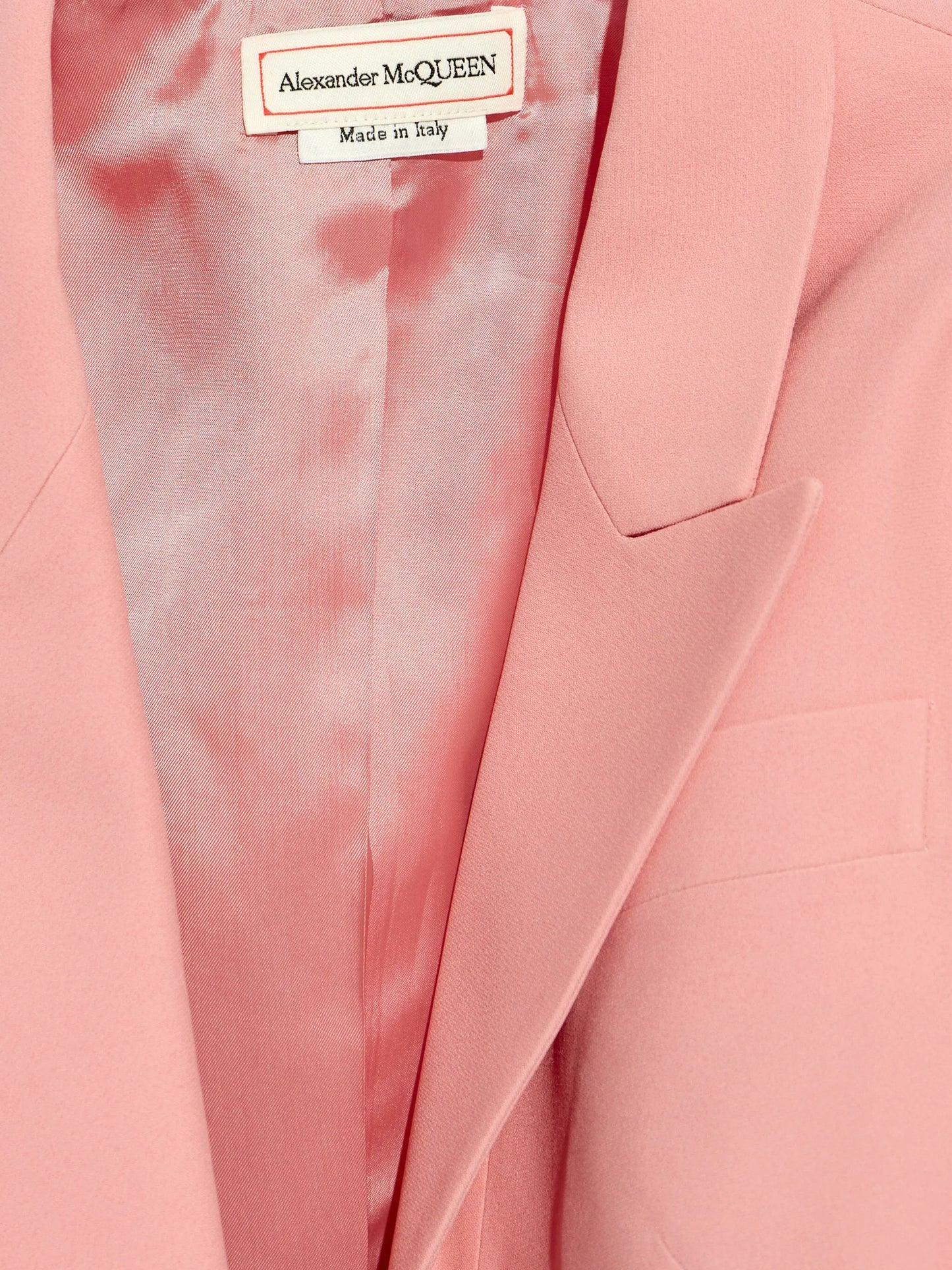 crepe peak-lapel blazer