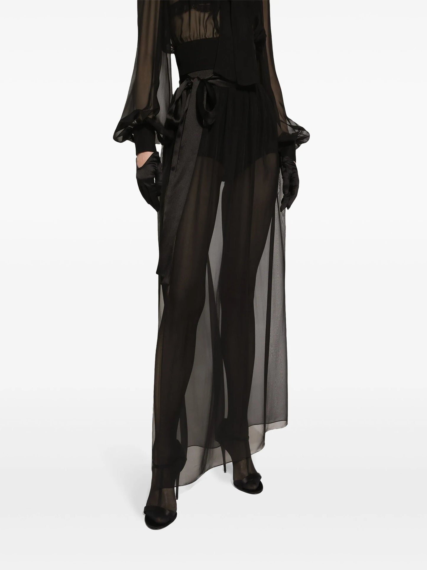 silk skirt