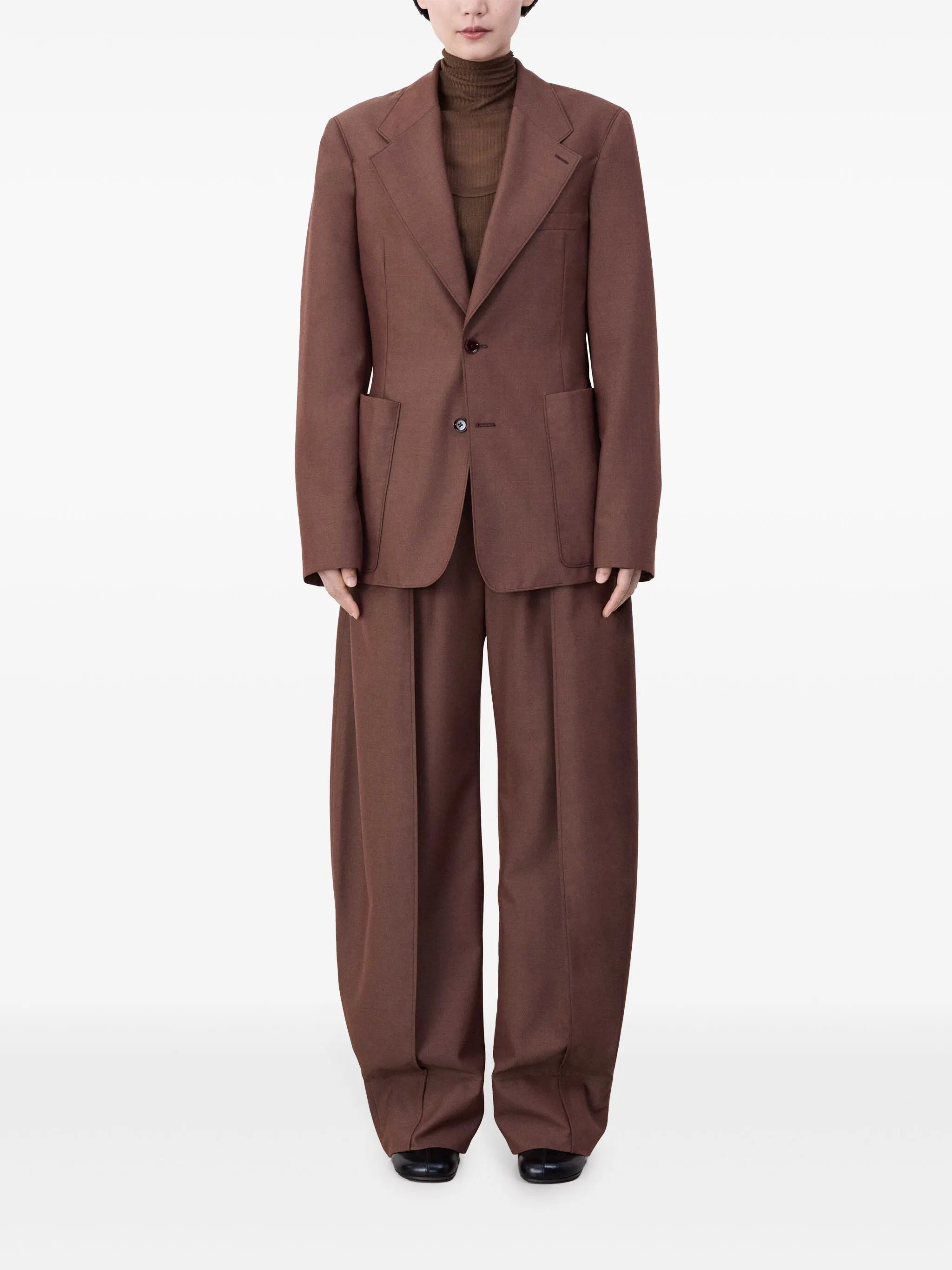 single-breasted blazer