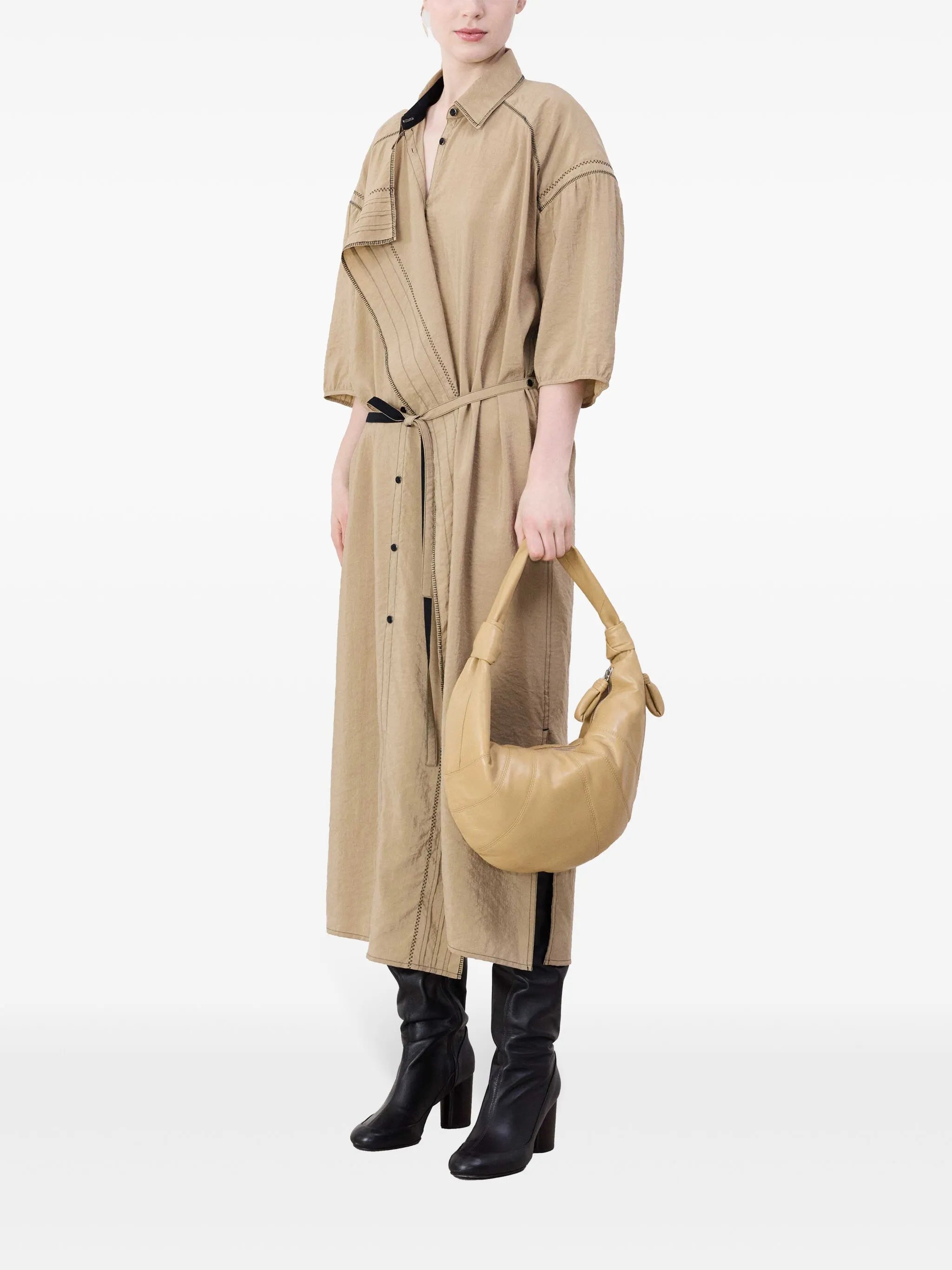 Fortune Croissant leather shoulder