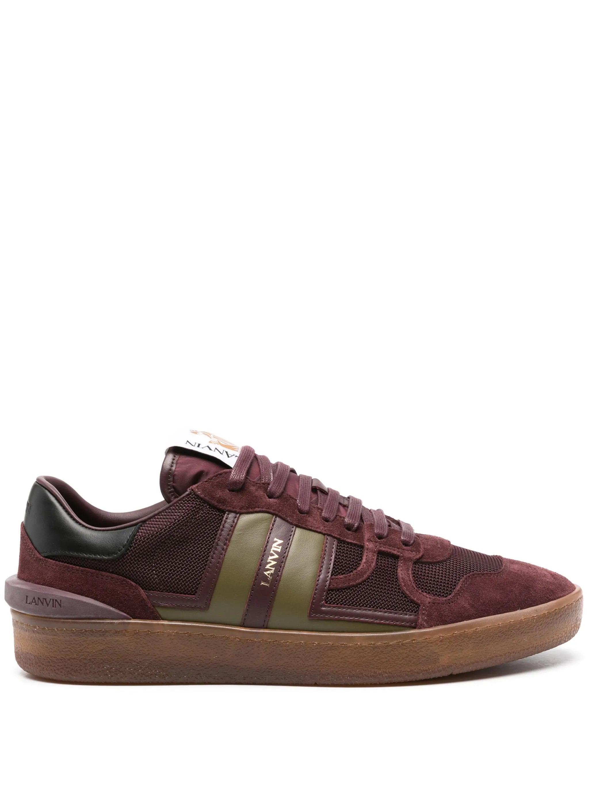 Clay panelled sneakers