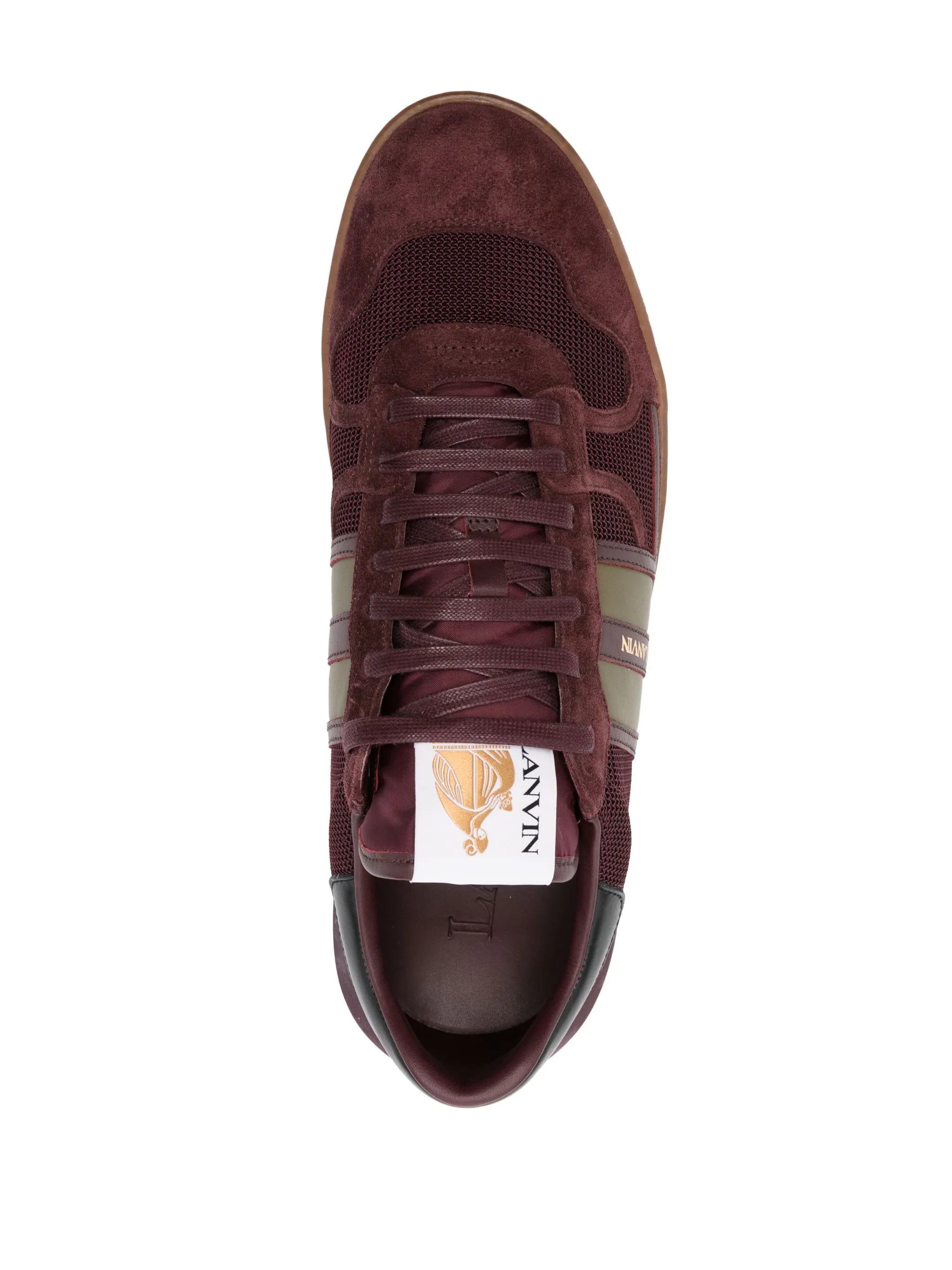 Clay panelled sneakers